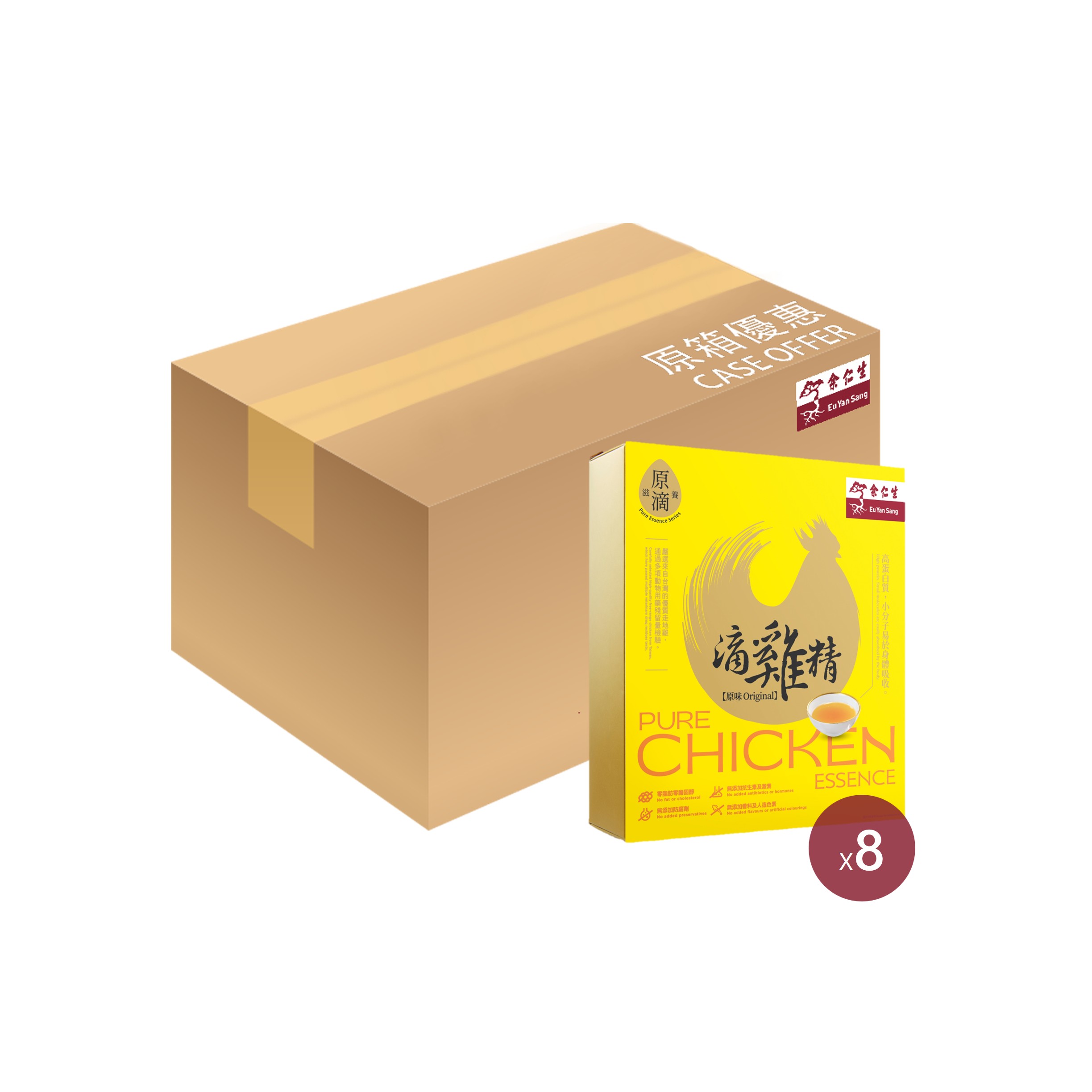 Eu Yan Sang HK | [Case Offer Set of 8] Pure Chicken Essence (6