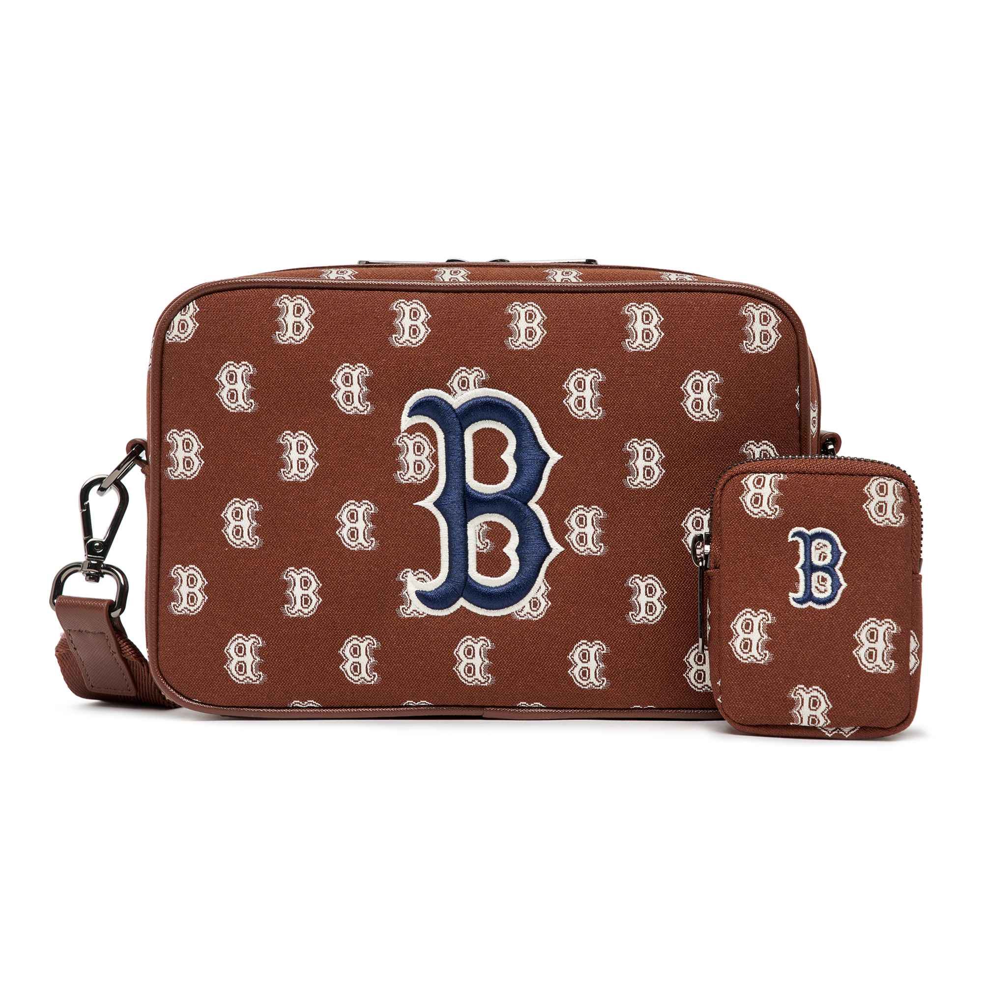CLASSIC MONOGRAM JACQUARD CROSS BAG BOSTON REDSOX (3ACRM012N43BRD