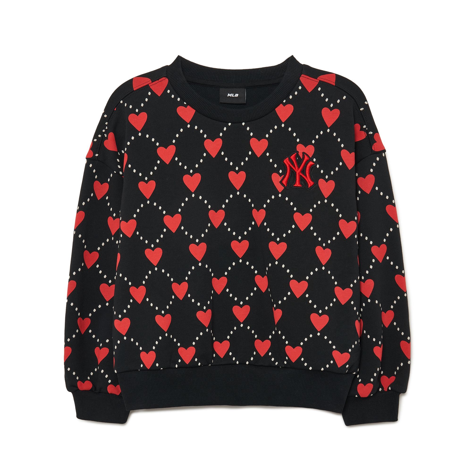 Mlb sweatshirt with heart new arrivals