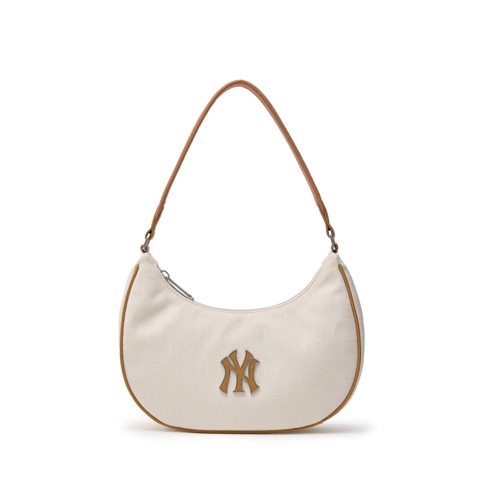 【MLB KOREA】classic monogram jacquard hobo bag■送料込 CLASSIC MONOGRAM JACQUARD HOBO BAG NEW YORK YANKEES