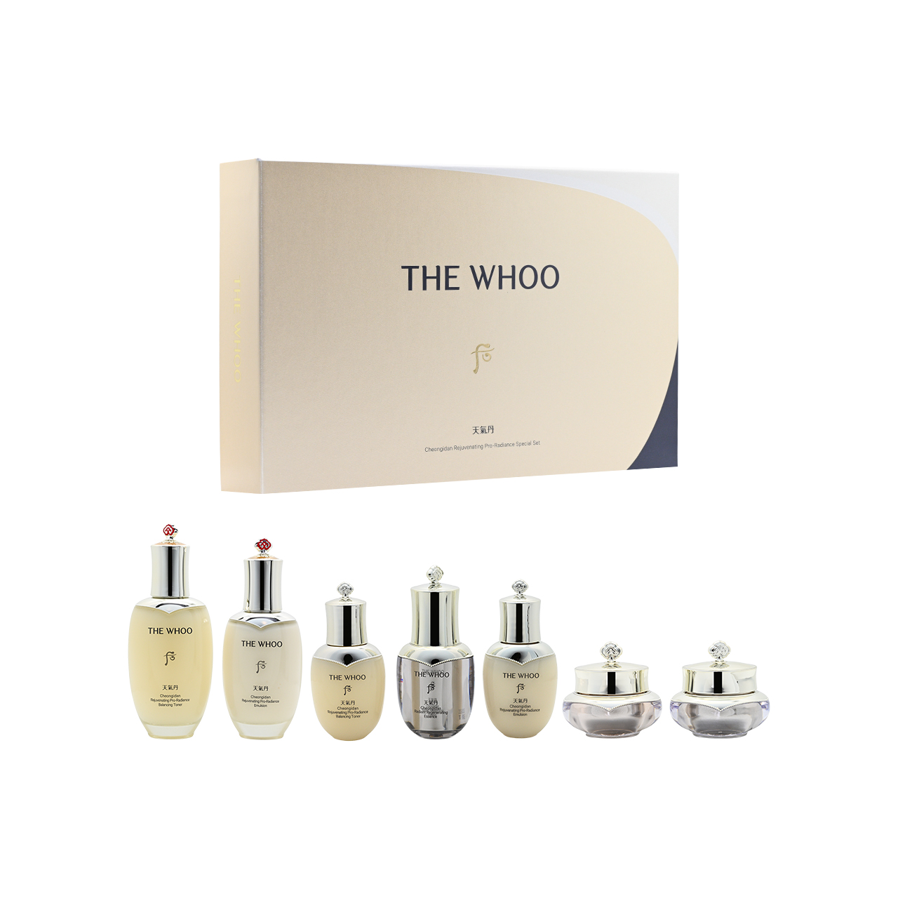 THE HISTORY OF WHOO 天氣丹光耀煥活滋養水乳套裝7件裝– 香港莎莎網店