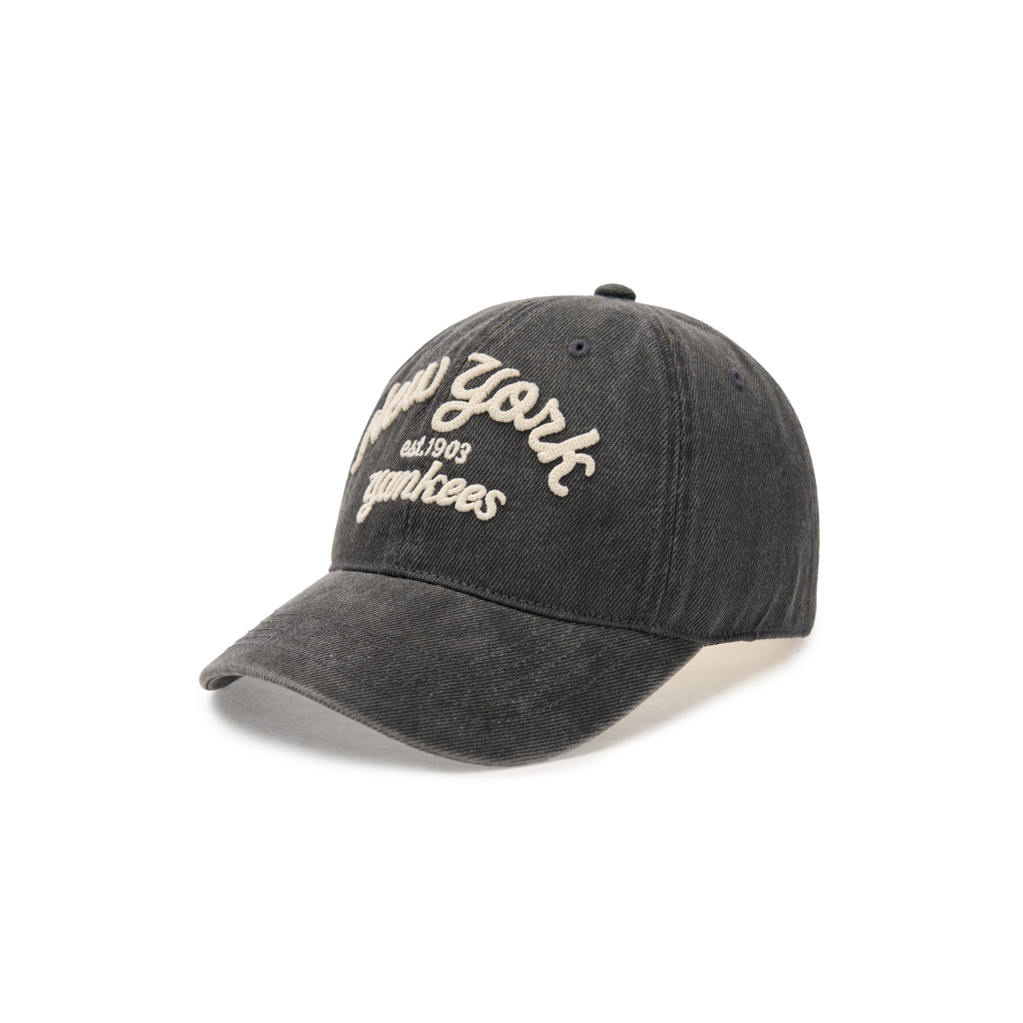 キャップ MLB Korea Heavy Wash Unstructured Ball Cap LA Charcoal Grey Heavy Washing Unstructured Ball Cap LOS ANGELES DODGERS