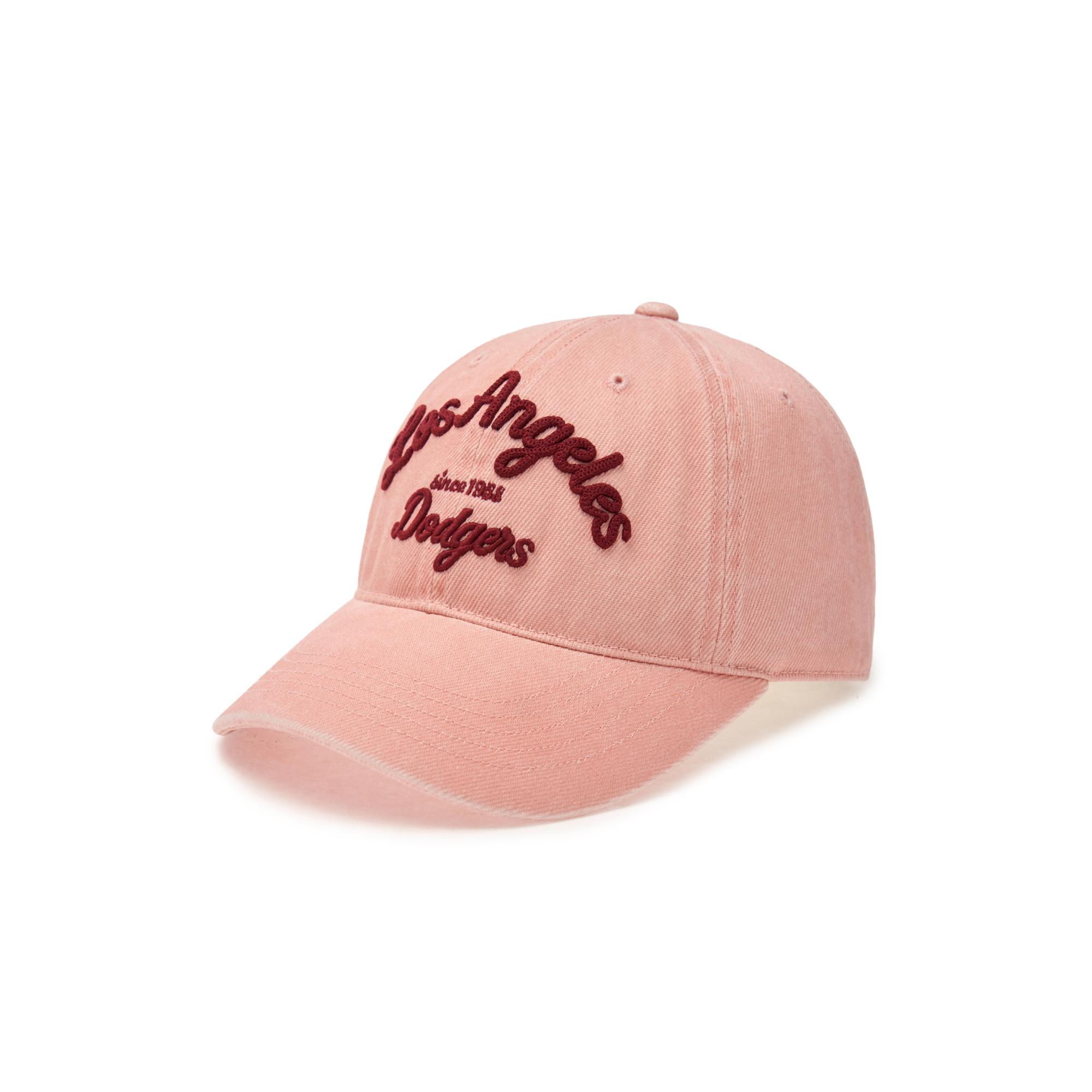 VARSITY LETTERING COLOR DENIM UNSTRUCTURED BALL CAP LOS