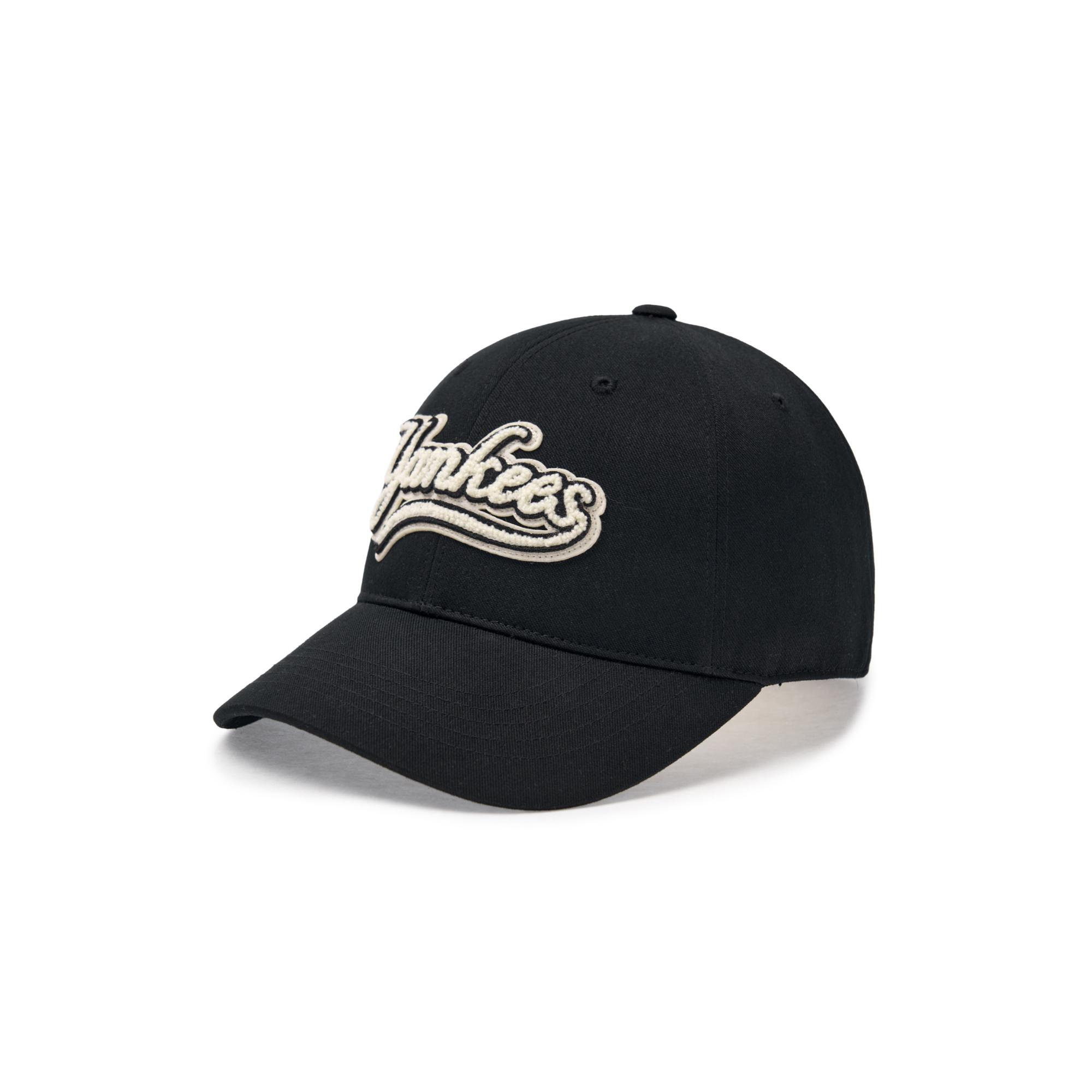 VARSITY CURSIVE FLUFFY LOGO UNSTRUCTURED BALL CAP NEW YORK