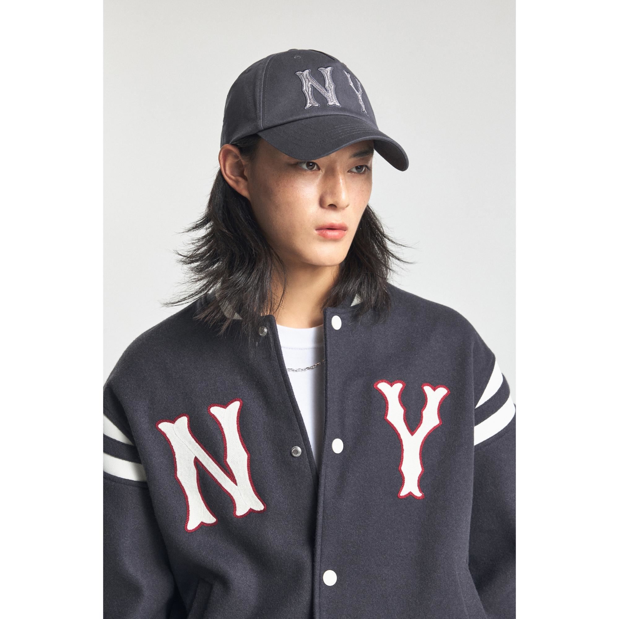 キャップ MLB Korea Basic Coopers Washed Unstructured Ball Cap NY DGre Basic Coopers Washing Unstructured Ball Cap NEW YORK YANKEES
