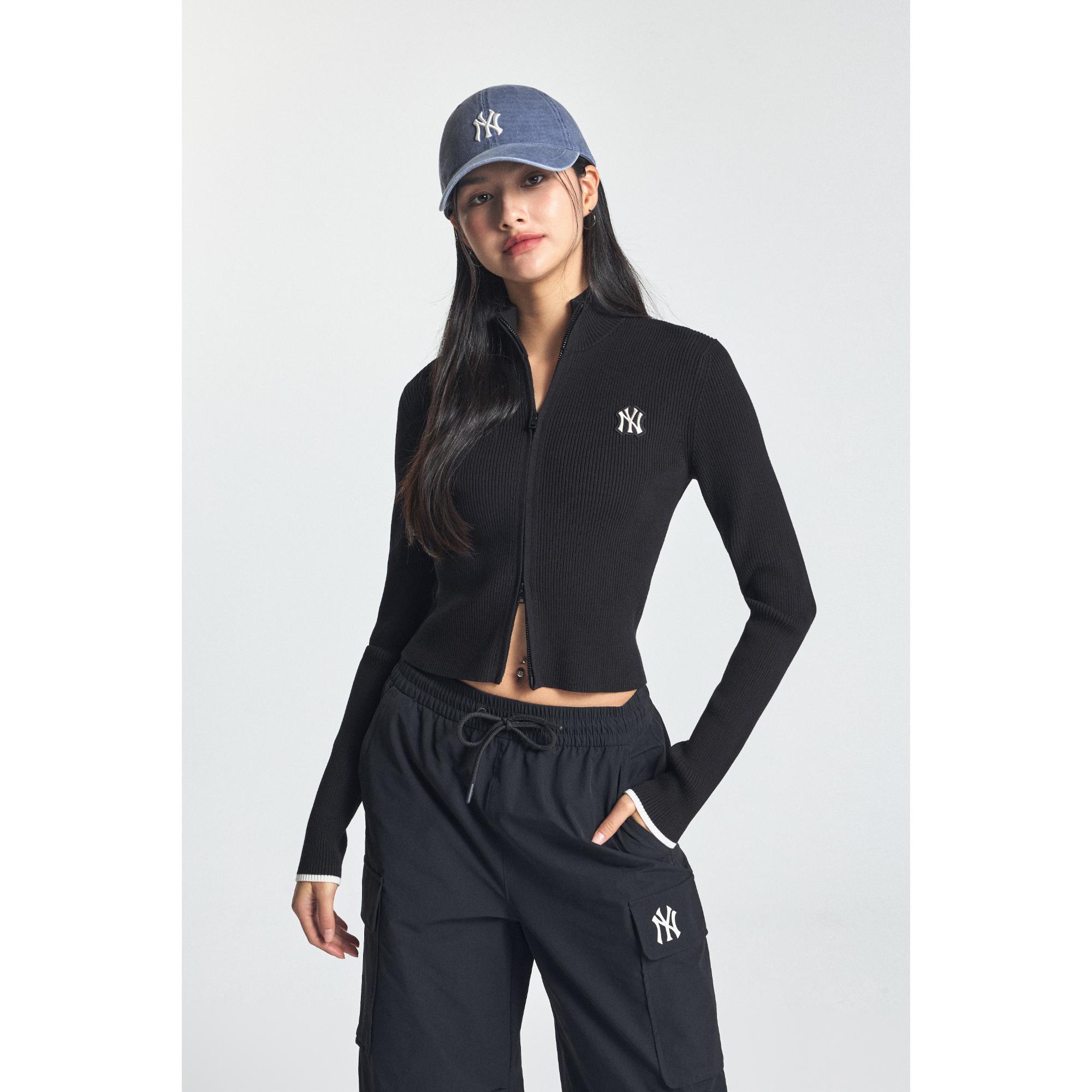 Womens black zip up cardigan sales