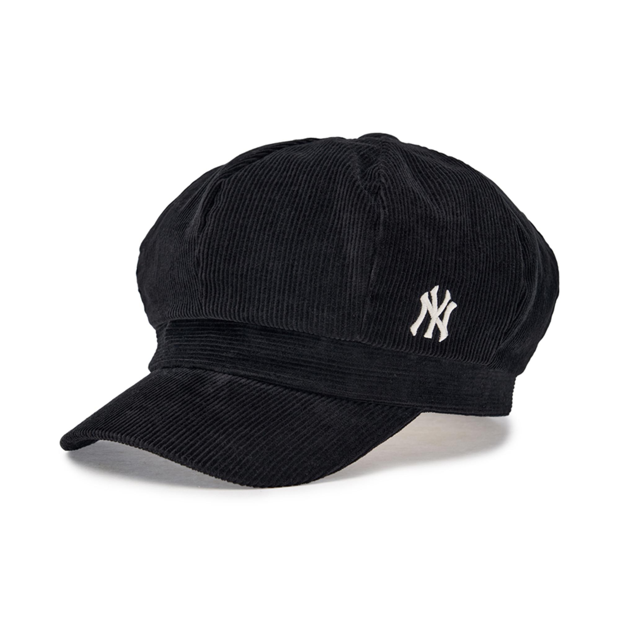 ★MLB Korea★ Basic Corduroy Newsboy Cap NY Black 3ACBC0146- BIG LOGO STRIPE SOCKS NEW YORK YANKEES (3ASOMS33N-50GND