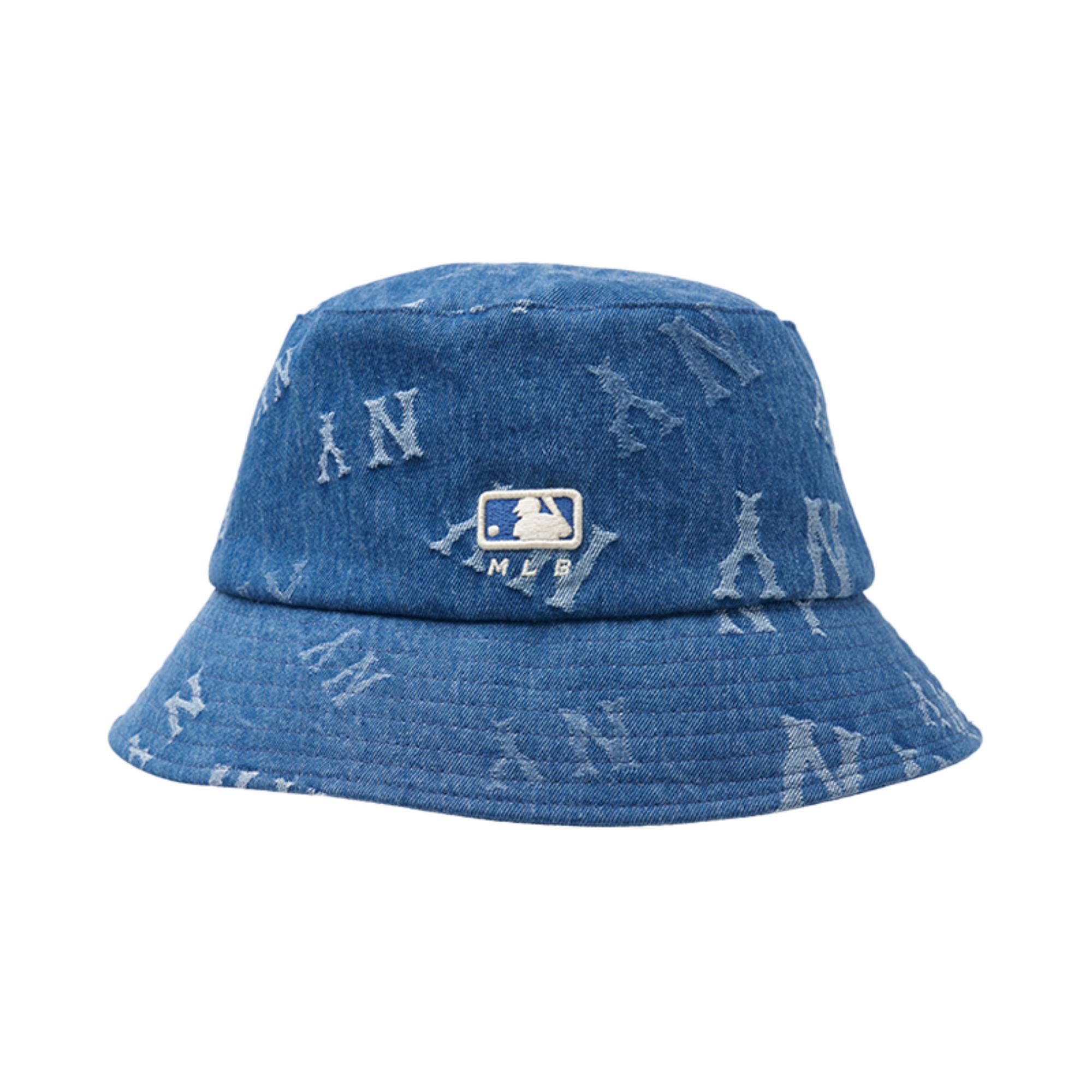 [ LMC]★24SS★韓国人気★VINTAGE DENIM FN BUCKET HAT VINTAGE DENIM FN BUCKET HAT dark blue ハット