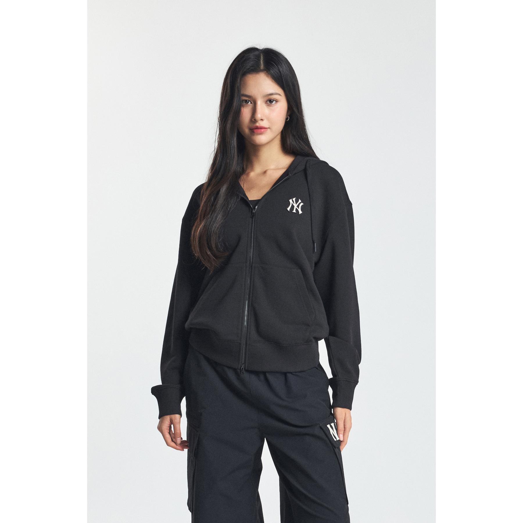 BASIC MEDIUM LOGO HOOD ZIP UP NEW YORK YANKEES (3ATRB0144