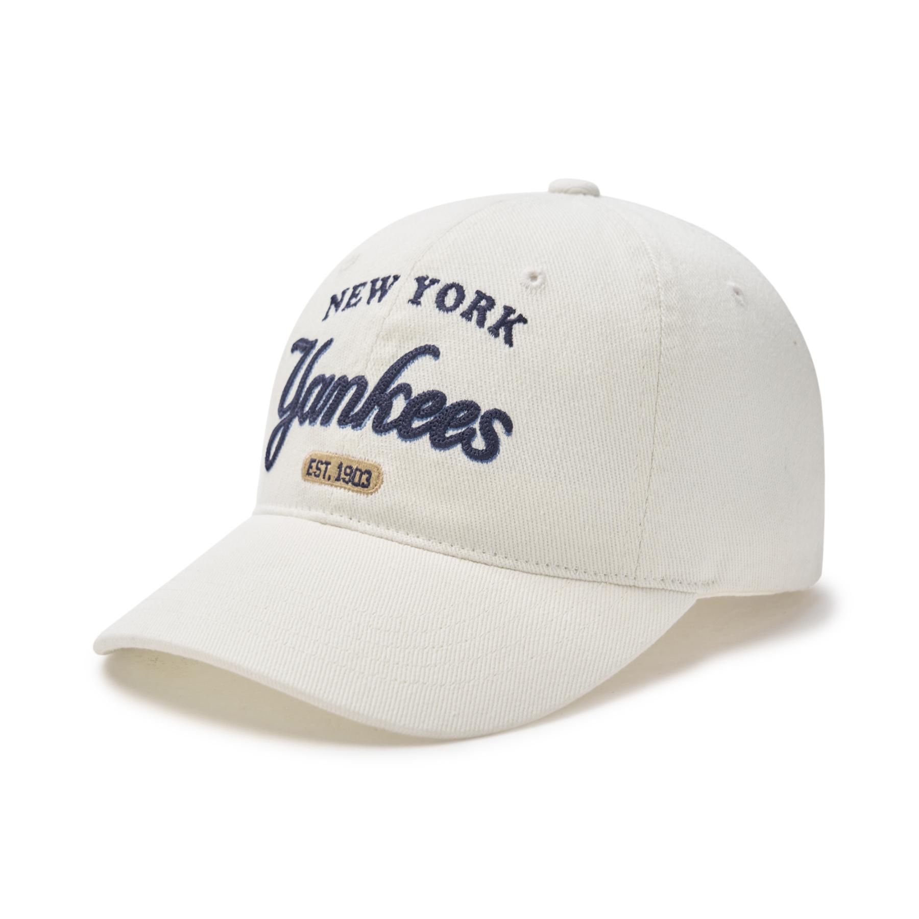 キャップ MLB Korea Color Denim Unstructured Ball Cap NY Grey 3ACPD035 Mũ MLB Color Denim Unstructured Ball Cap New York Yankees