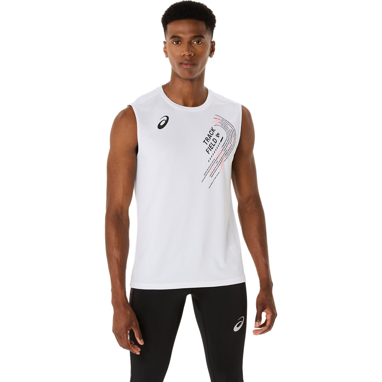 ballaholic asics tank top サイズXL Men's Tops & T-Shirts | TRACK GRAPHIC SLEEVELESS TOP | ASICS