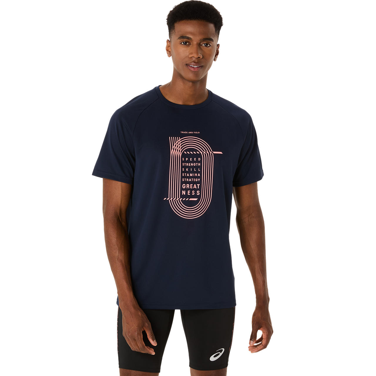 Men's Tops & T-Shirts | TRACK GRAPHIC SHORT SLEEVE TOP | ASICS