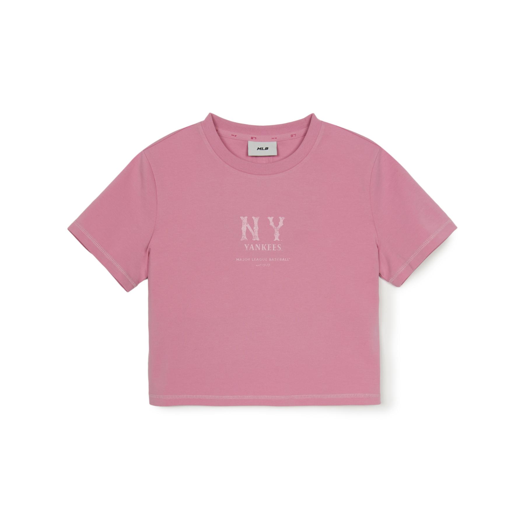 WOMEN'S BASIC COOPERS LOGO SLIM CROP T-SHRTS NEW YORK