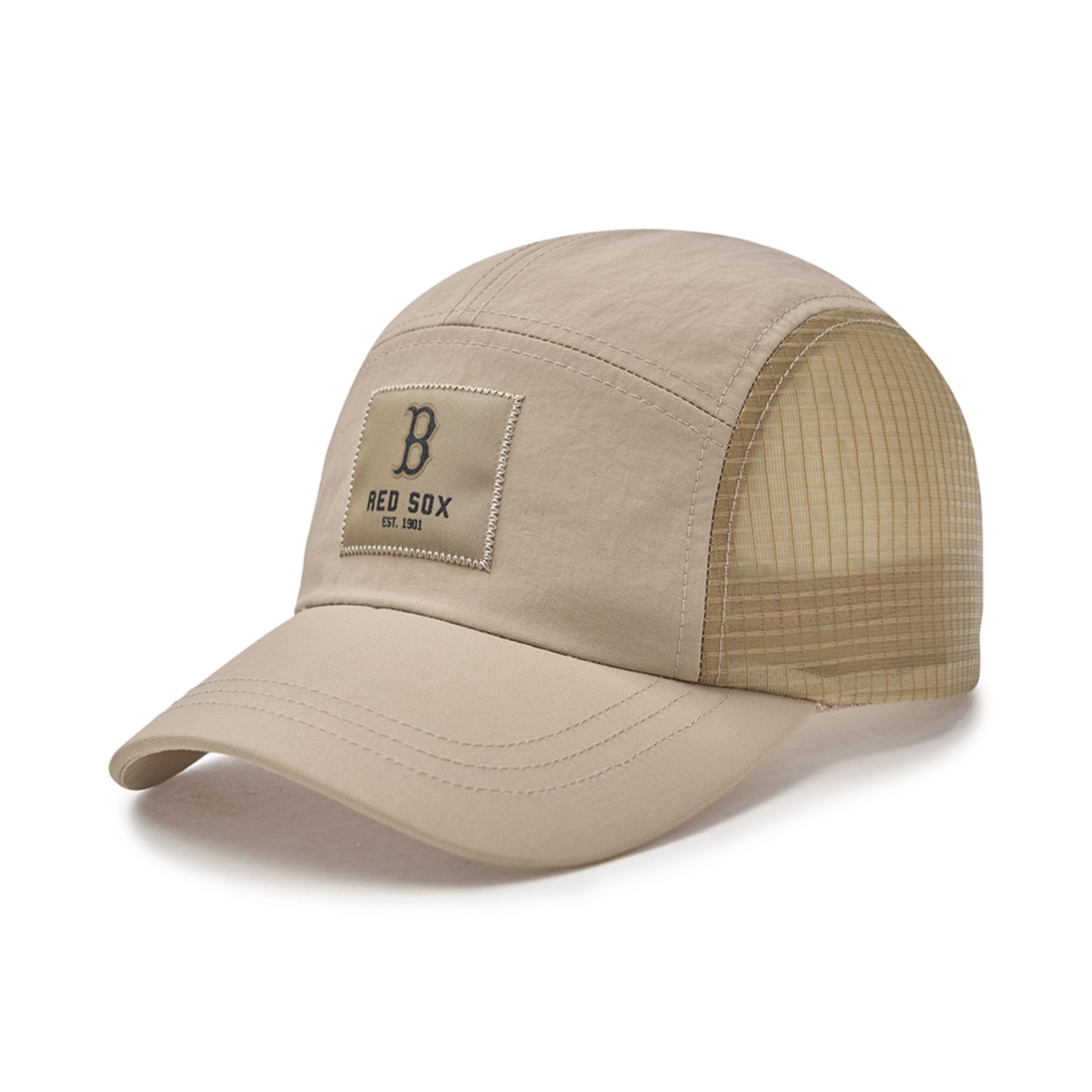 ★MLB Korea★ Gopcore Lettering Camp Cap BOS PtnBeige 3ACPB0 GORP CORE CAMP CAP BOSTON RED SOX (3ACPB015N-43BGP) | MLB