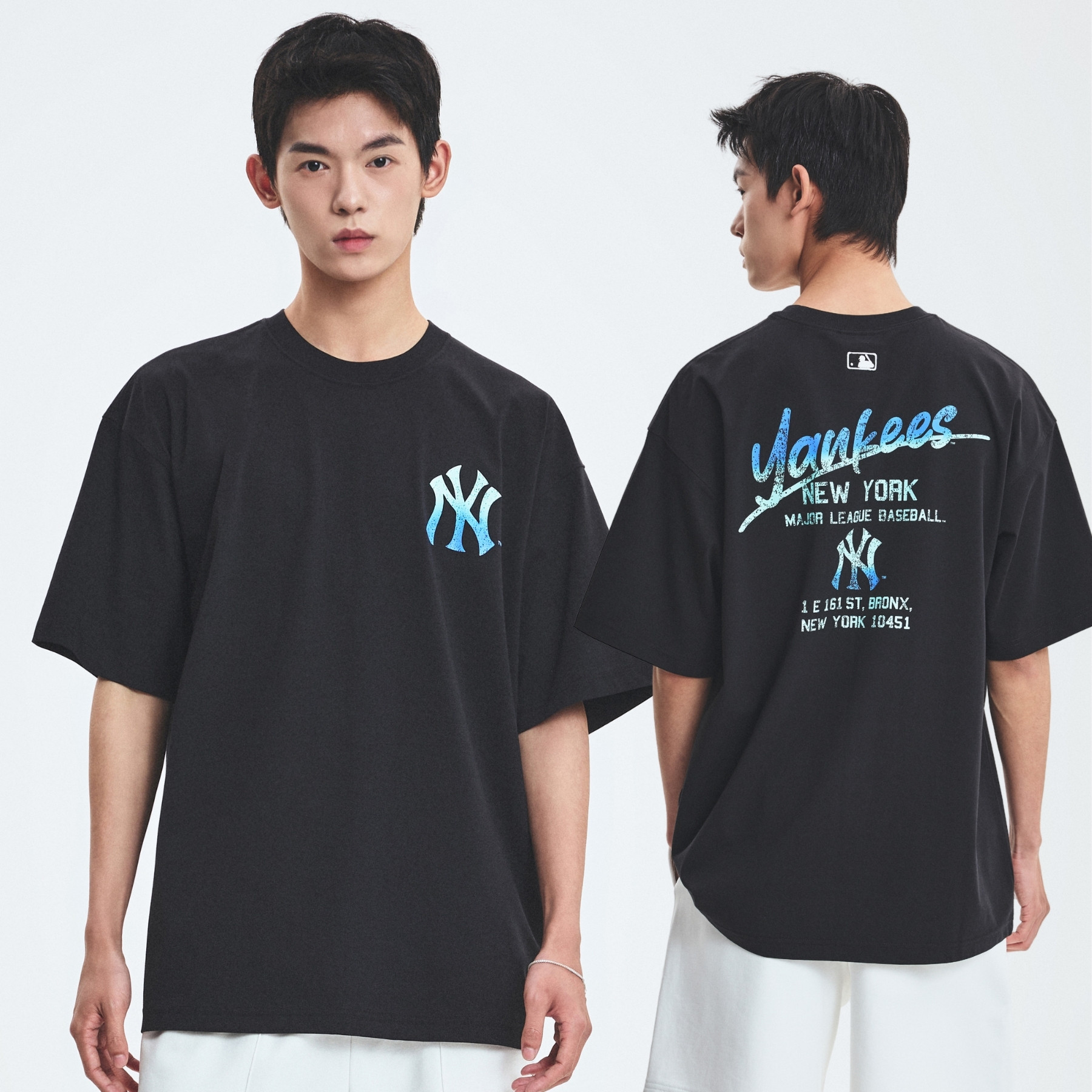 ☆MLB☆Lettering Overfit Short-sleeve T-shirt 男女兼用 半袖 MLB] Basic Street Logo Overfit T-Shirt☆すぐ品切れ☆ (MLB
