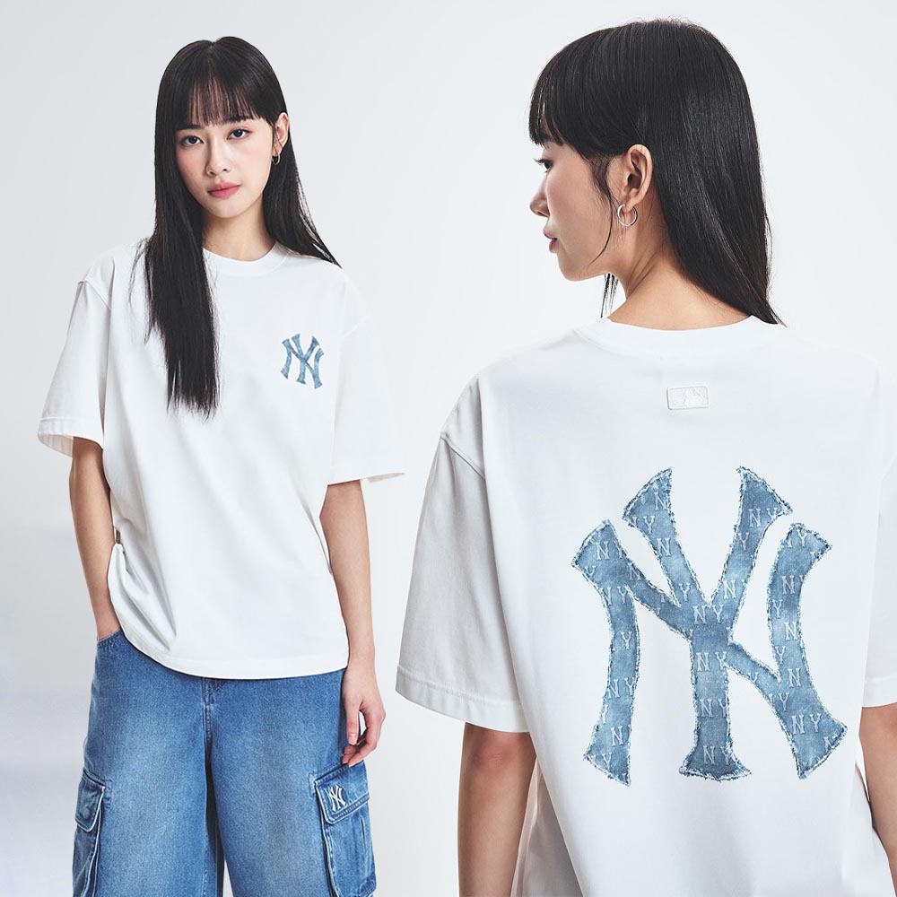 DENIMLIKE MONOGRAM BIG LUX OVER FIT T-SHIRTS NEW YORK