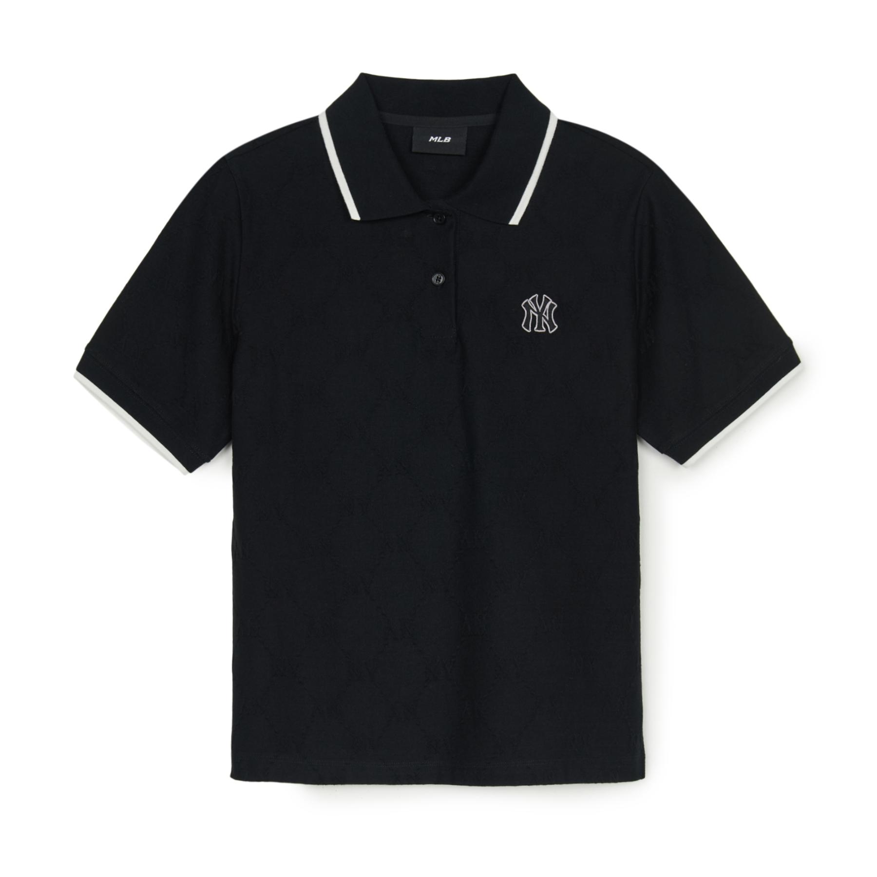 WOMEN'S DIA MONOGRAM TONAL JACQUARD POLO T-SHIRTS NEW YORK