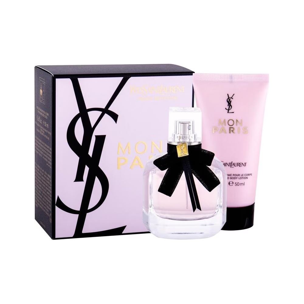 Yves Saint Laurent MON PARIS 香水套裝2PCS (EDP 50ML + 身體乳50ML