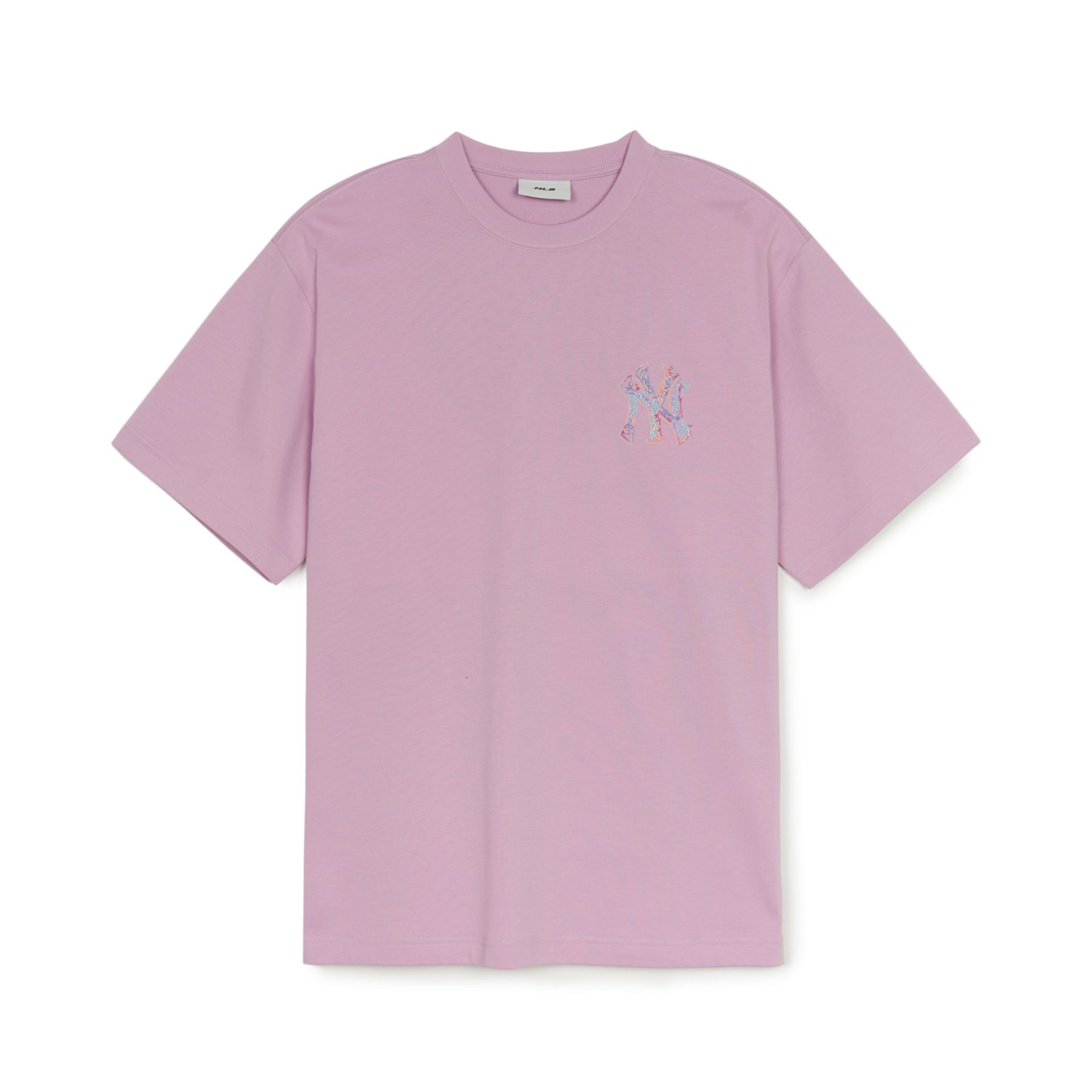 ☆MLB☆HEART SMALL LOGO OVER FIT T-SHIRT 男女兼用 韓国 半袖 男女同款SUMMER COLORFULL BIG LOGO OVER FIT T-SHIRTS 紐約洋基
