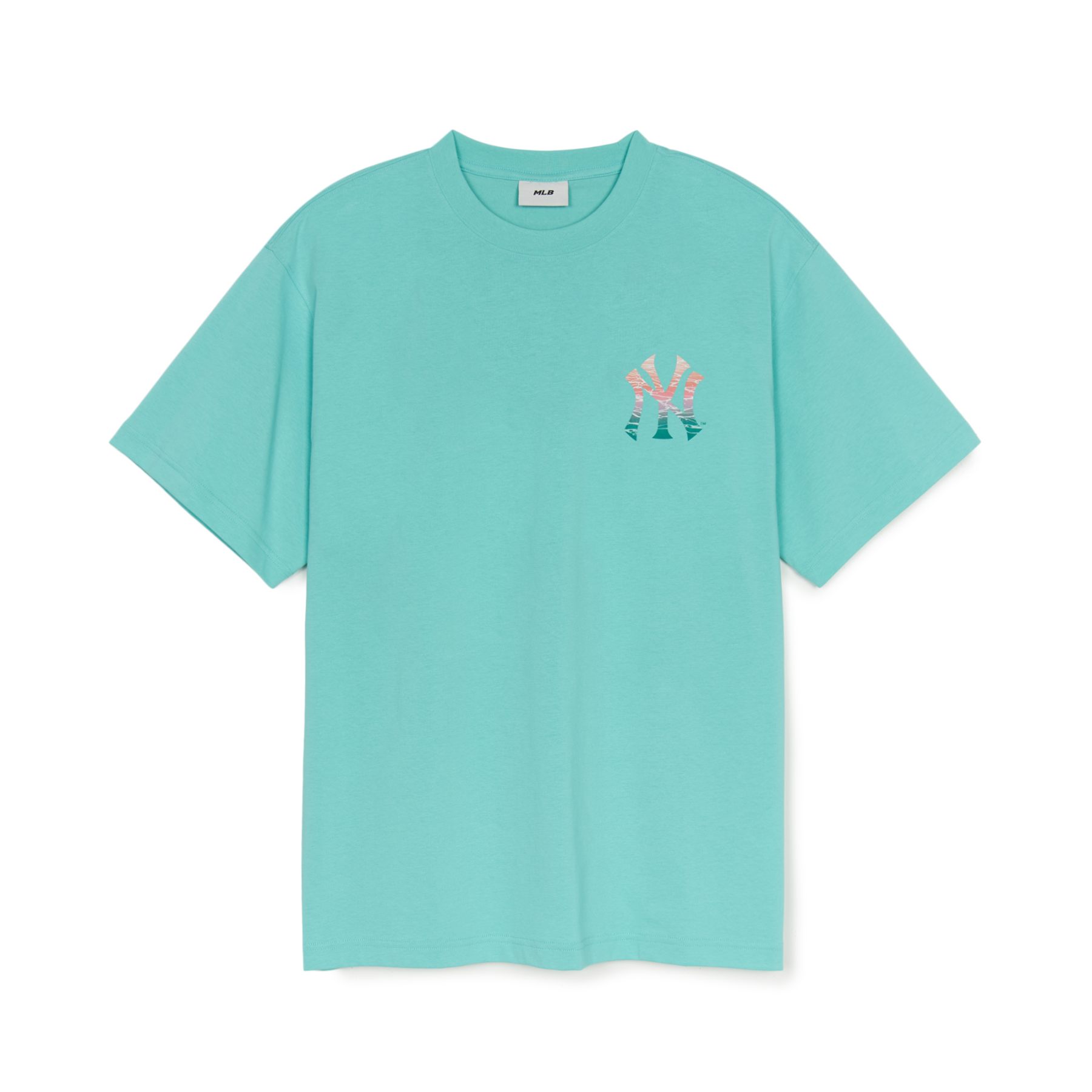 ☆MLB☆HEART SMALL LOGO OVER FIT T-SHIRT 男女兼用 韓国 半袖 BASIC COLORFUL MEGA LOGO OVER FIT T-SHIRTS 紐約洋基隊