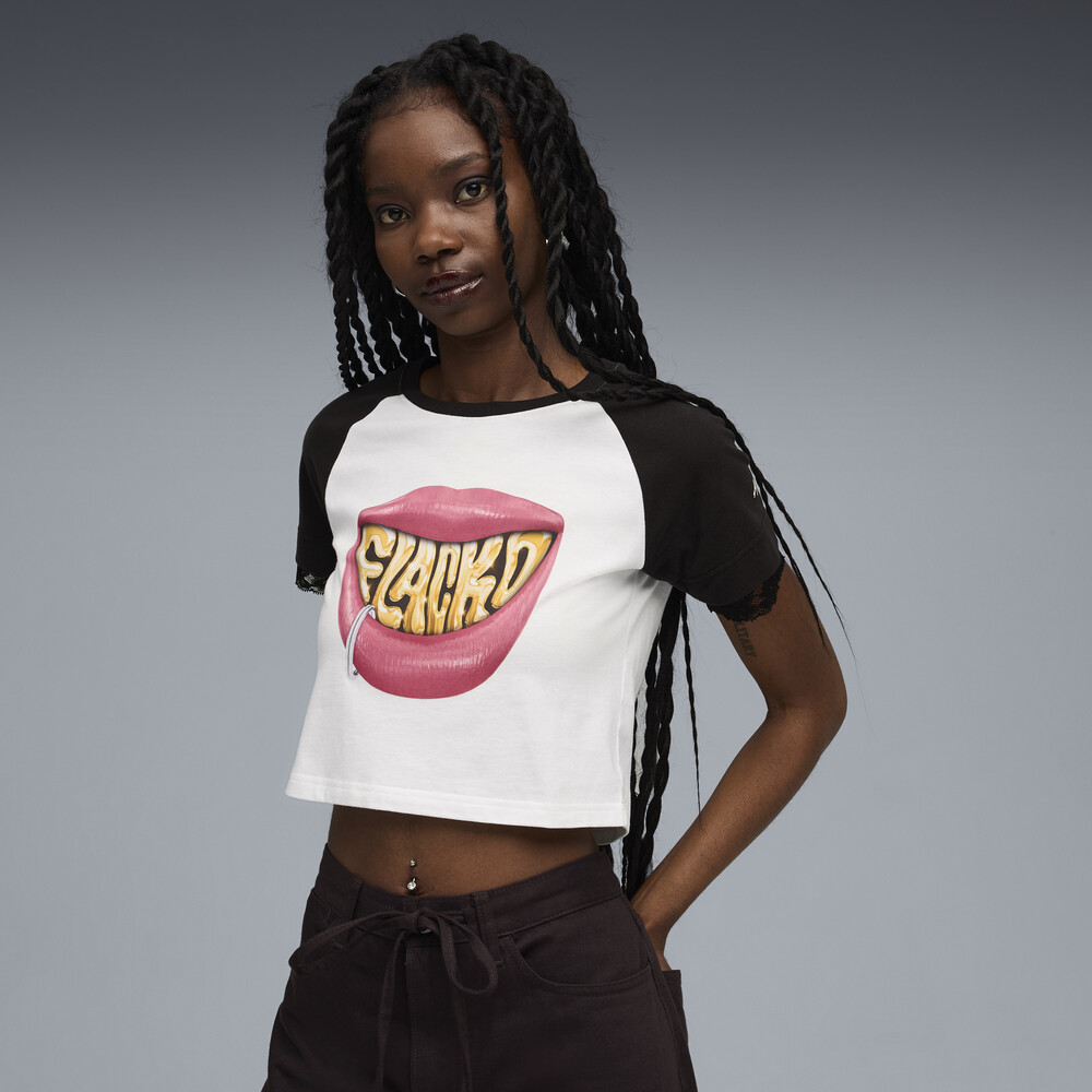 国内配送★PUMA×A$AP ROCKY★コラボ チビTシャツ FLACKO SMILE PUMA X A$AP ROCKY FLACKO SMILE PUMA WHITE（プーマ プーマ X