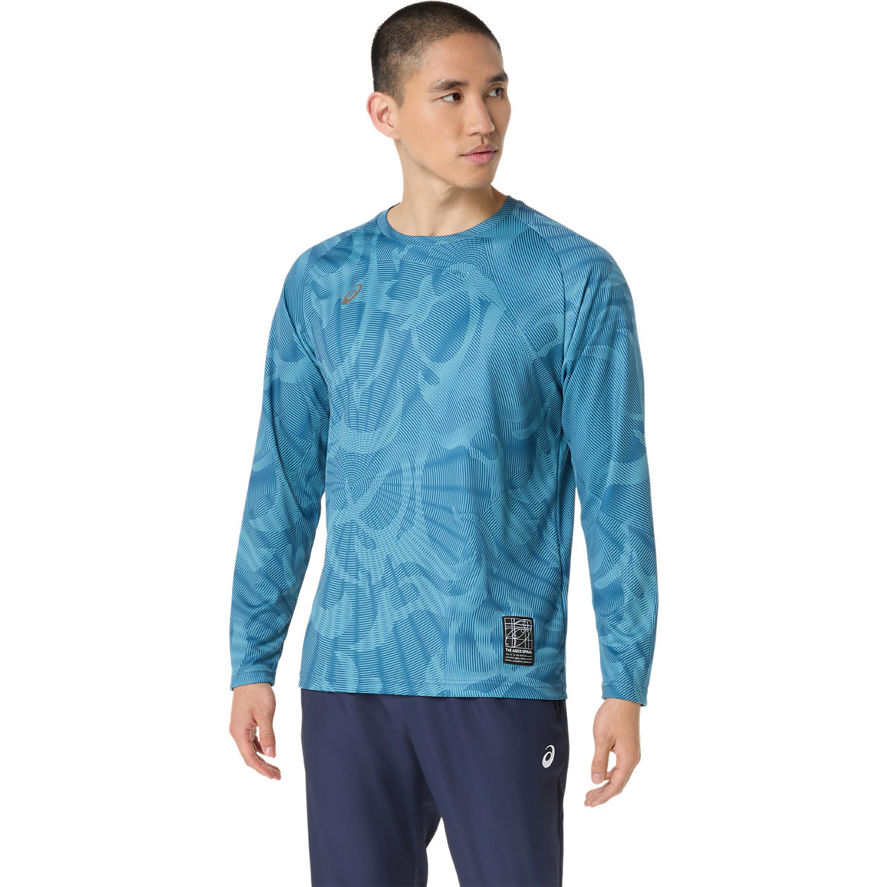 asics - アシックス  YAGASURI GRAPHIC LONG TIGHT アシックス（asics）/ボトムス MEN YAGASURI GRAPHIC LONG TIGHT