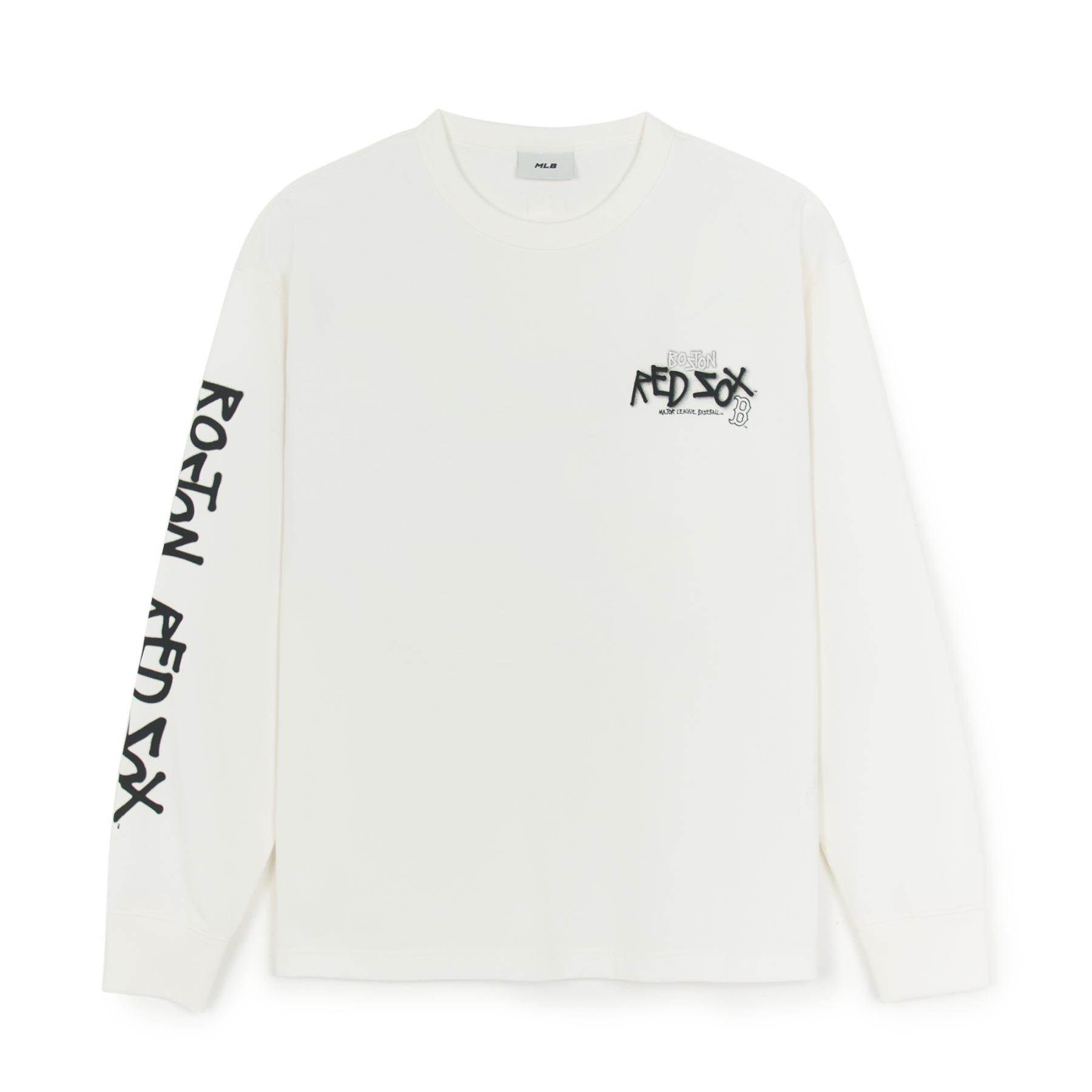男女同款BASIC STREET LOGO OVER FIT LONG SLEEVET-SHIRTS T恤