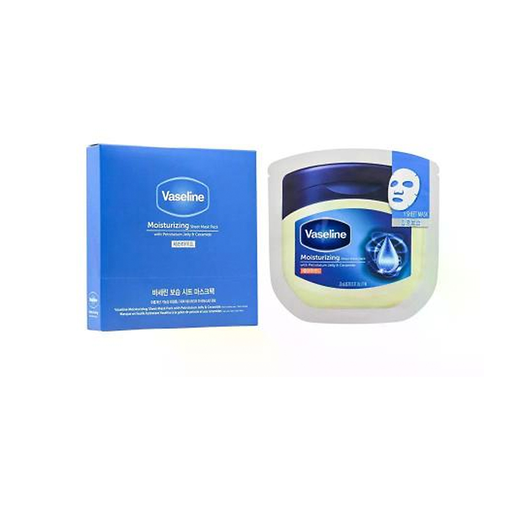VASELINE MOISTURIZING SHEET MASK PACK 10PCS | Popular