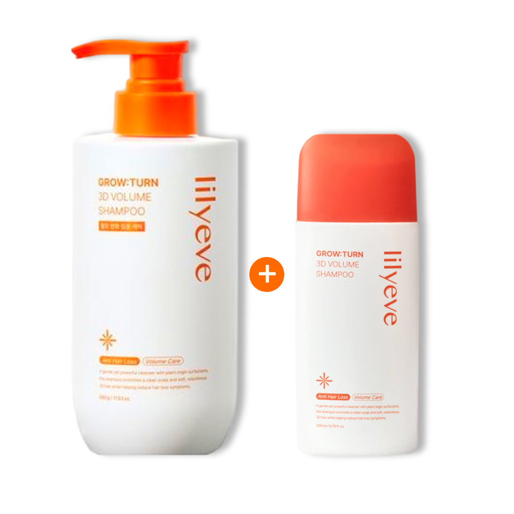 LILYEVE GROW:TURN 3D VOLUME SHAMPOO 500G + 200G | Popular