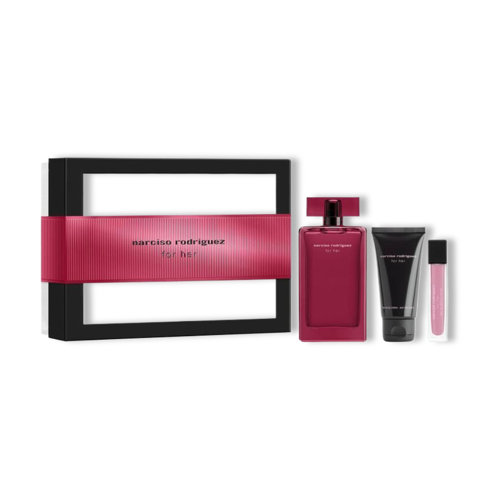 narciso rodriguez for her 香水セット NARCISO RODRIGUEZ FOR HER EDP INTENSE SET 3PCS | 熱銷推薦