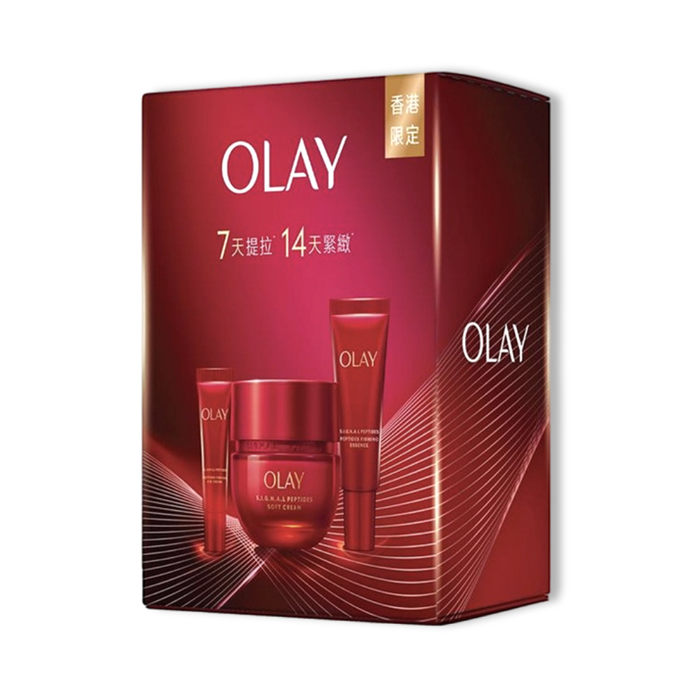 OLAY SIGNAL PEPTIDE SOFT CREAM PACK (3 PCS) | Popular