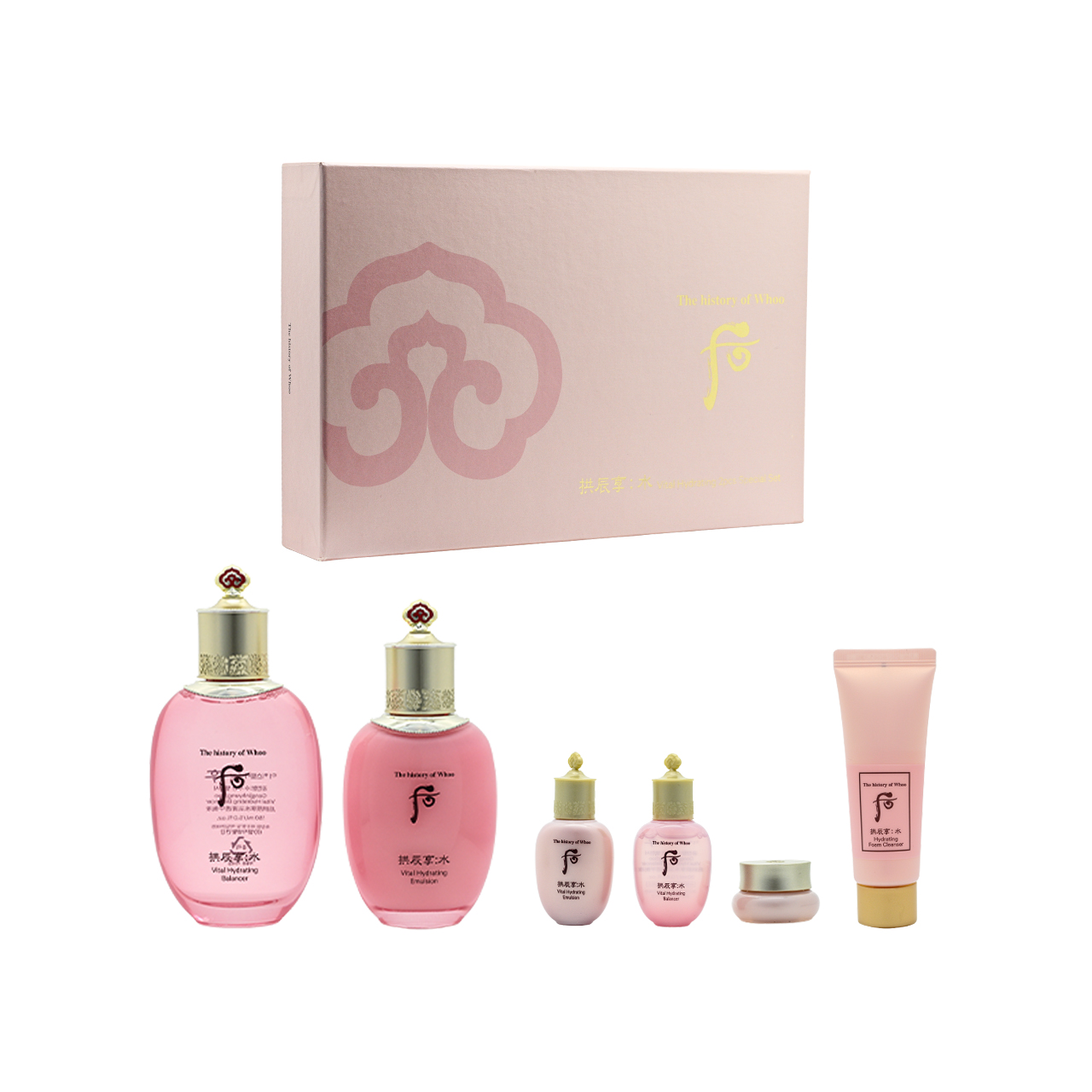 THE HISTORY OF WHOO 拱辰享水妍套裝6件裝- 香港莎莎網店