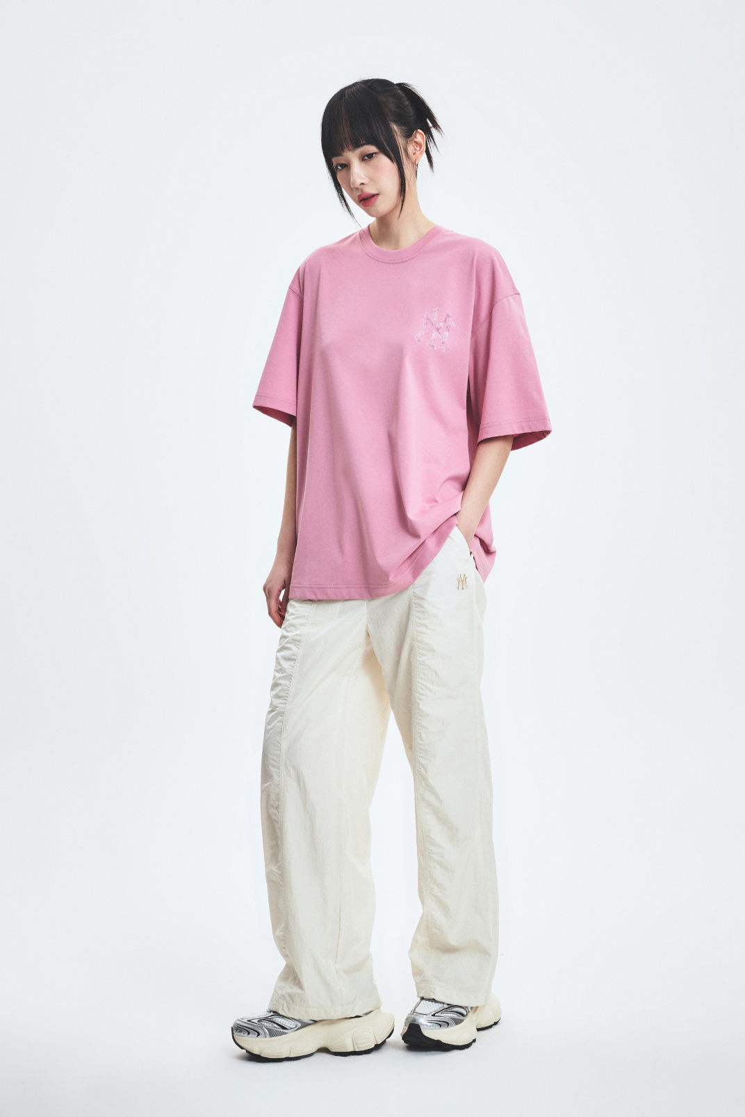 DENIMLIKE MONOGRAM BIG LUX OVER FIT T-SHIRTS NEW YORK