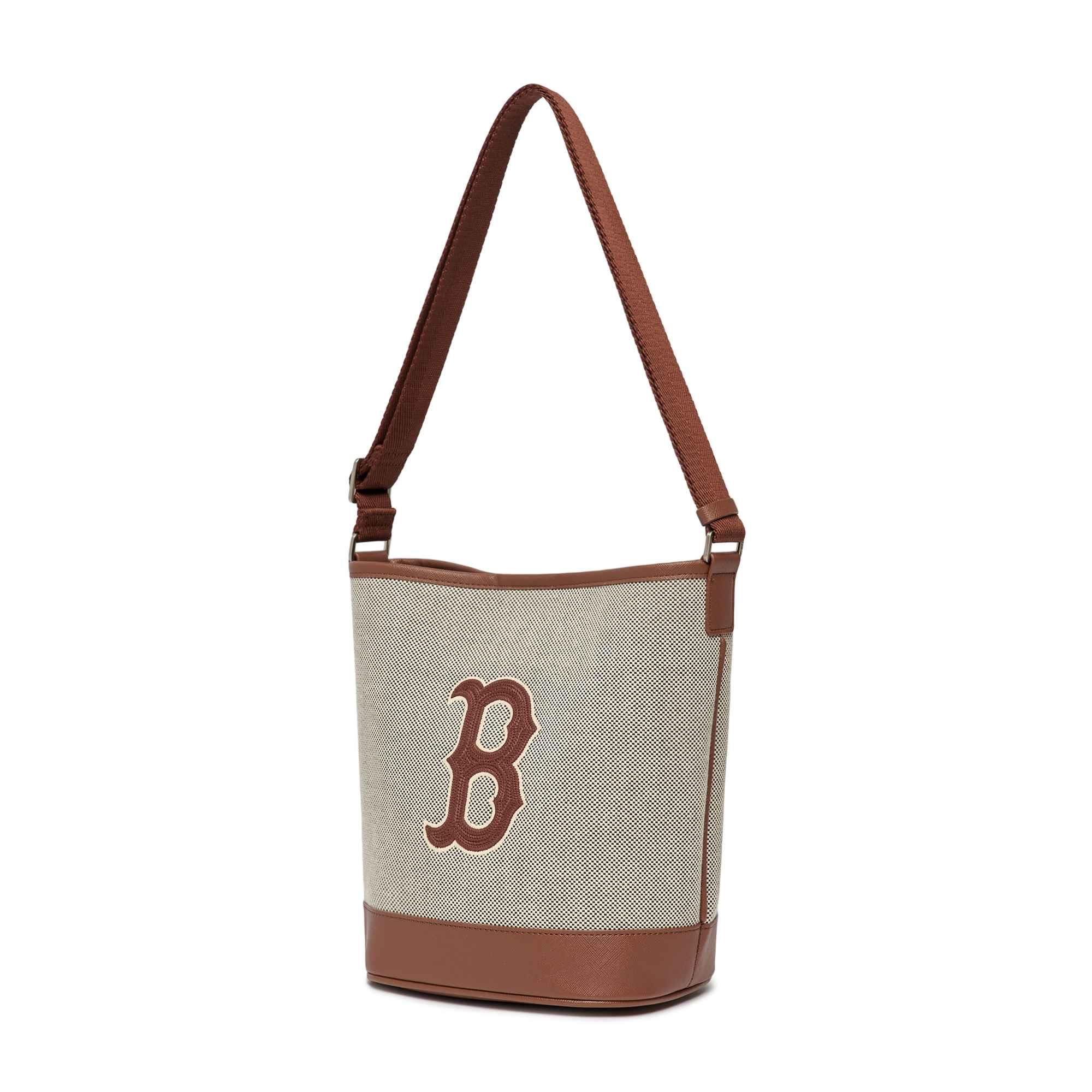 MLB Korea - Basic Big Logo Canvas Small Tote Bag 43BRD - Boston Red Sox