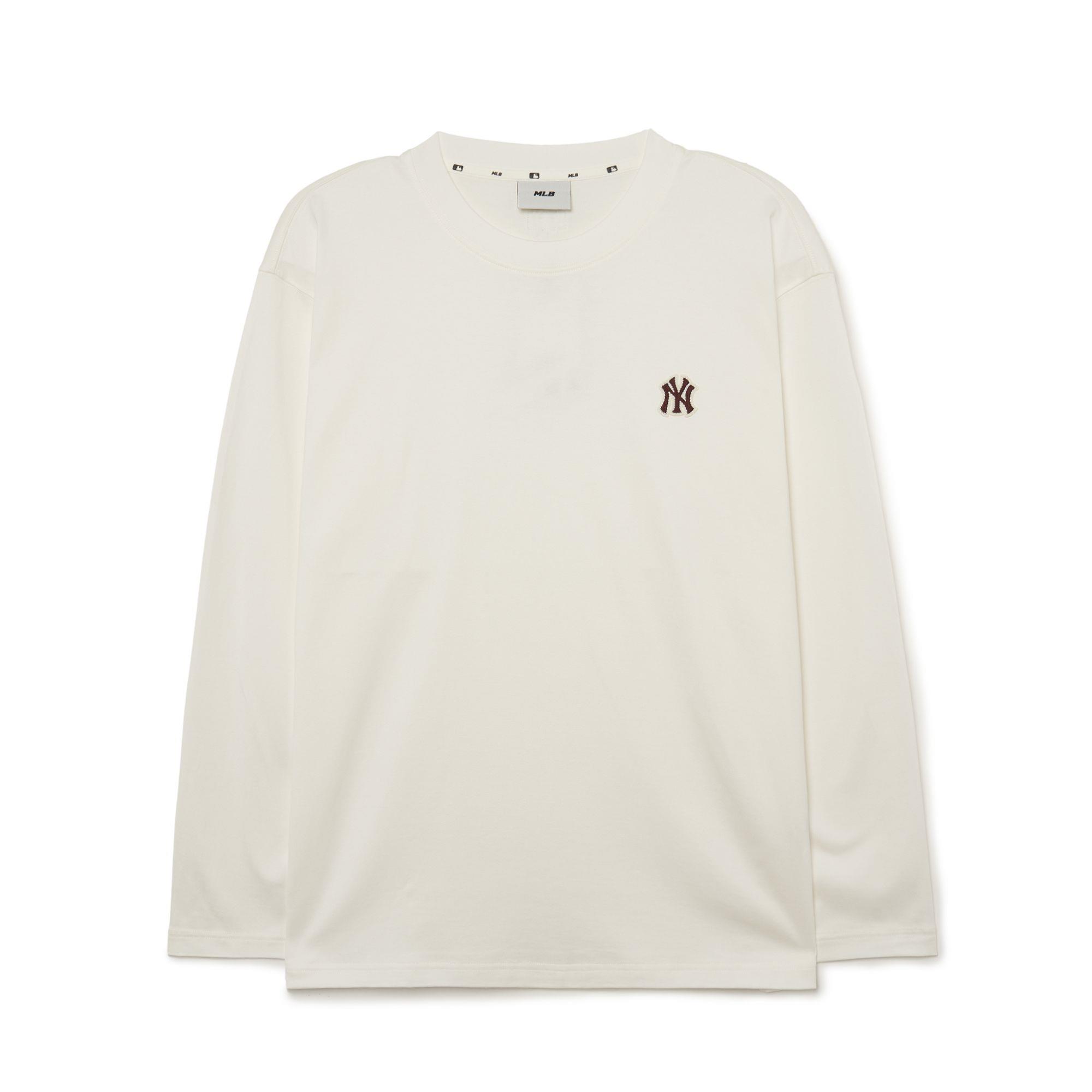 MLB Korea Unisex Street Style Long Sleeves Plain Cotton (3ATSH0133