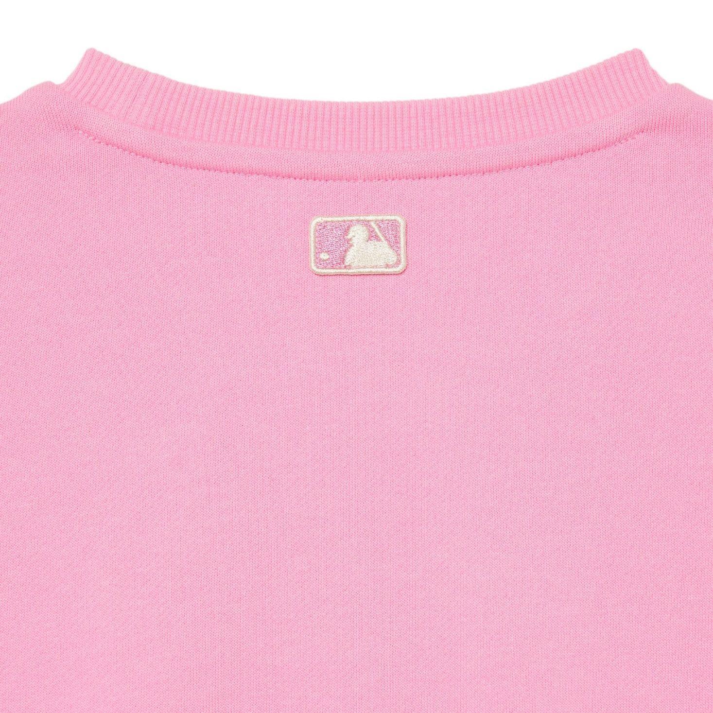 MLB Varsity Crop Sweatshirt NY Yankees Lavender