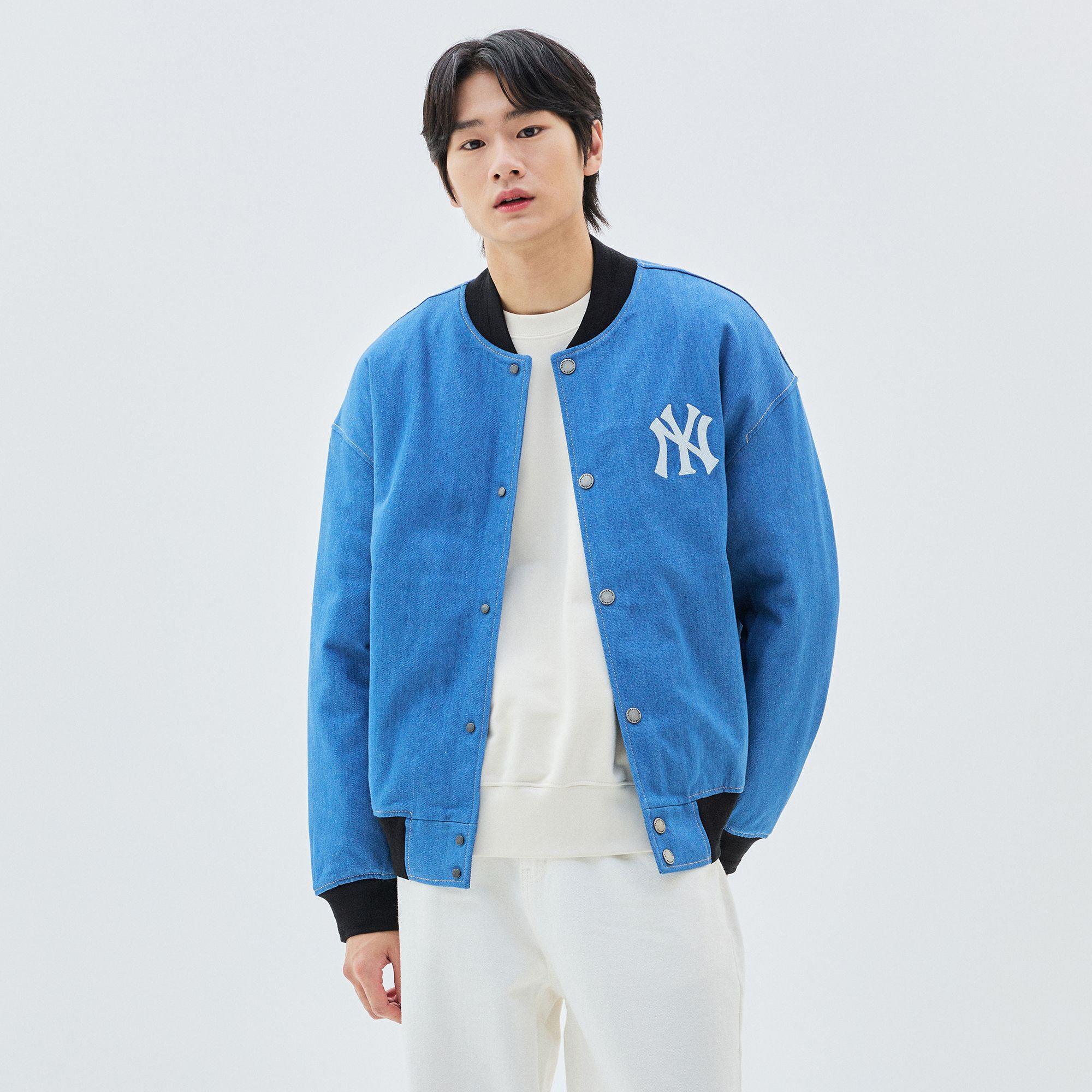 MLB Korea - Women's Diamond Monogram Velvet Crop Padded Jacket