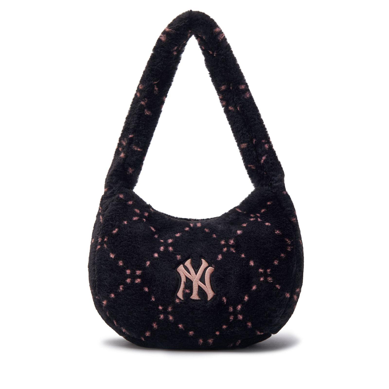 MLB Dia Monogram Jacquard Denimlike Strap Hobo Bag