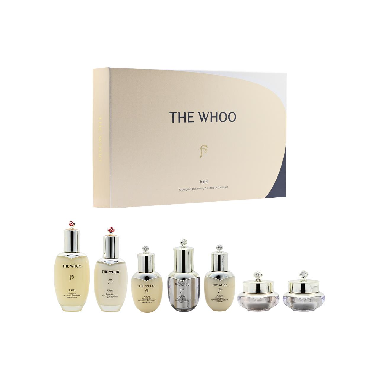 THE HISTORY OF WHOO 天氣丹光耀煥活滋養水乳套裝7件裝– 香港莎莎網店