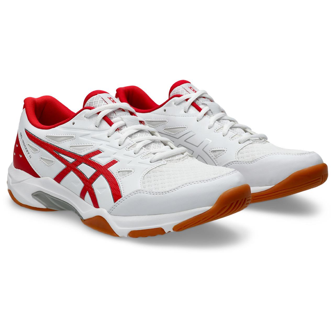 絶版品-ASICS GEL-ROCKET 1073A053-101-30cm ASICS Gel-Rocket 10 2E Wide 'White Black Gum' 1073A053-101