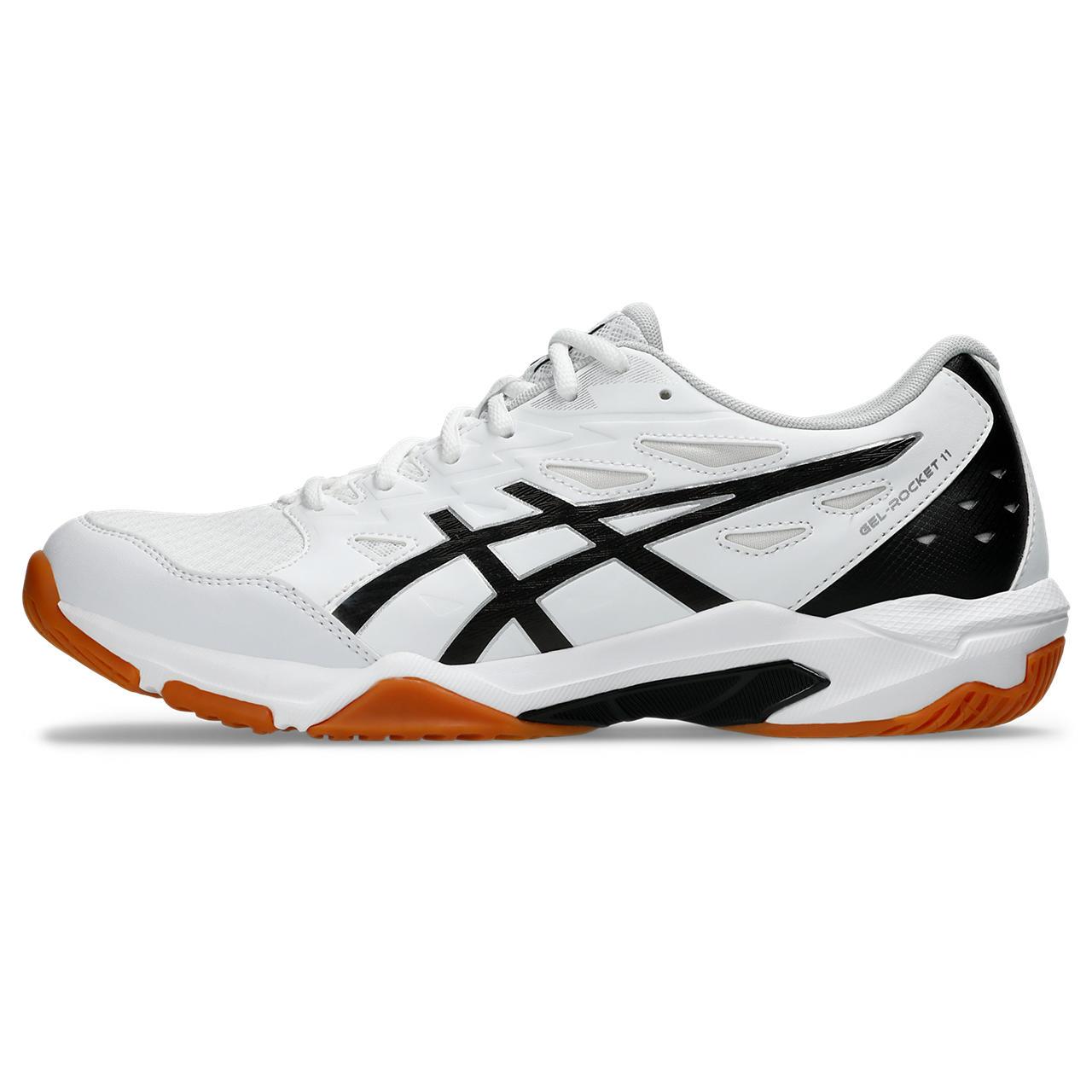 絶版品-ASICS GEL-ROCKET 1073A053-101-30cm ASICS Gel-Rocket 10 2E Wide 'White Black Gum' 1073A053-101