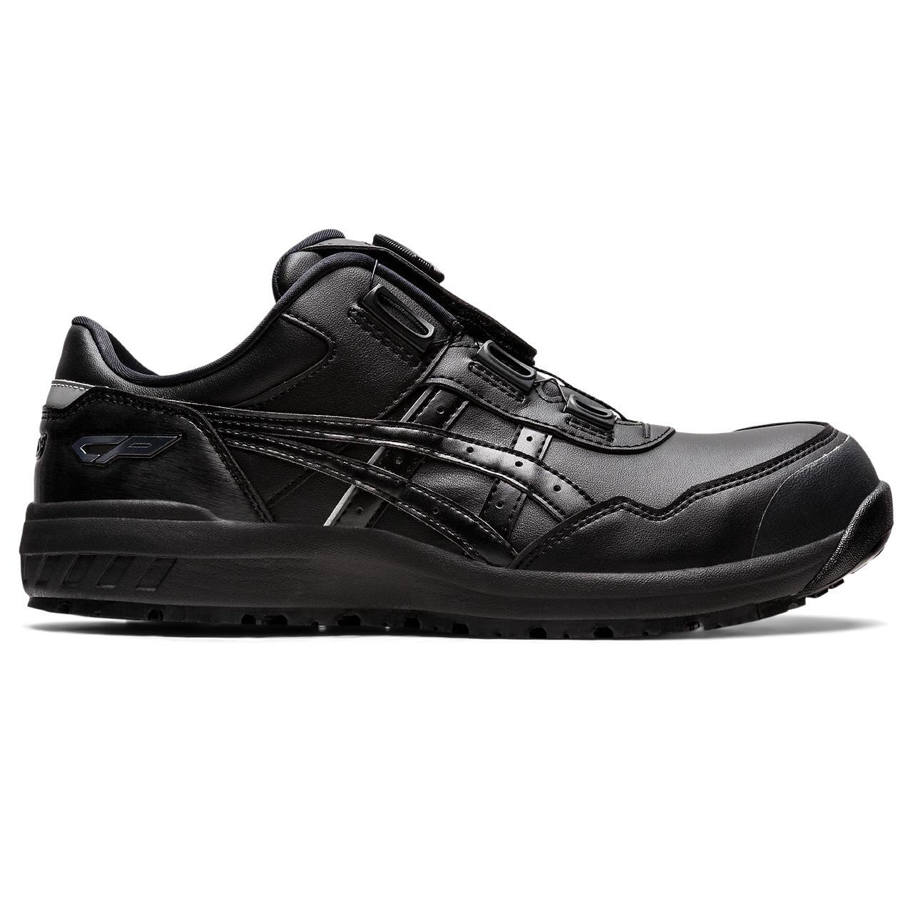 Asics black work shoes hotsell