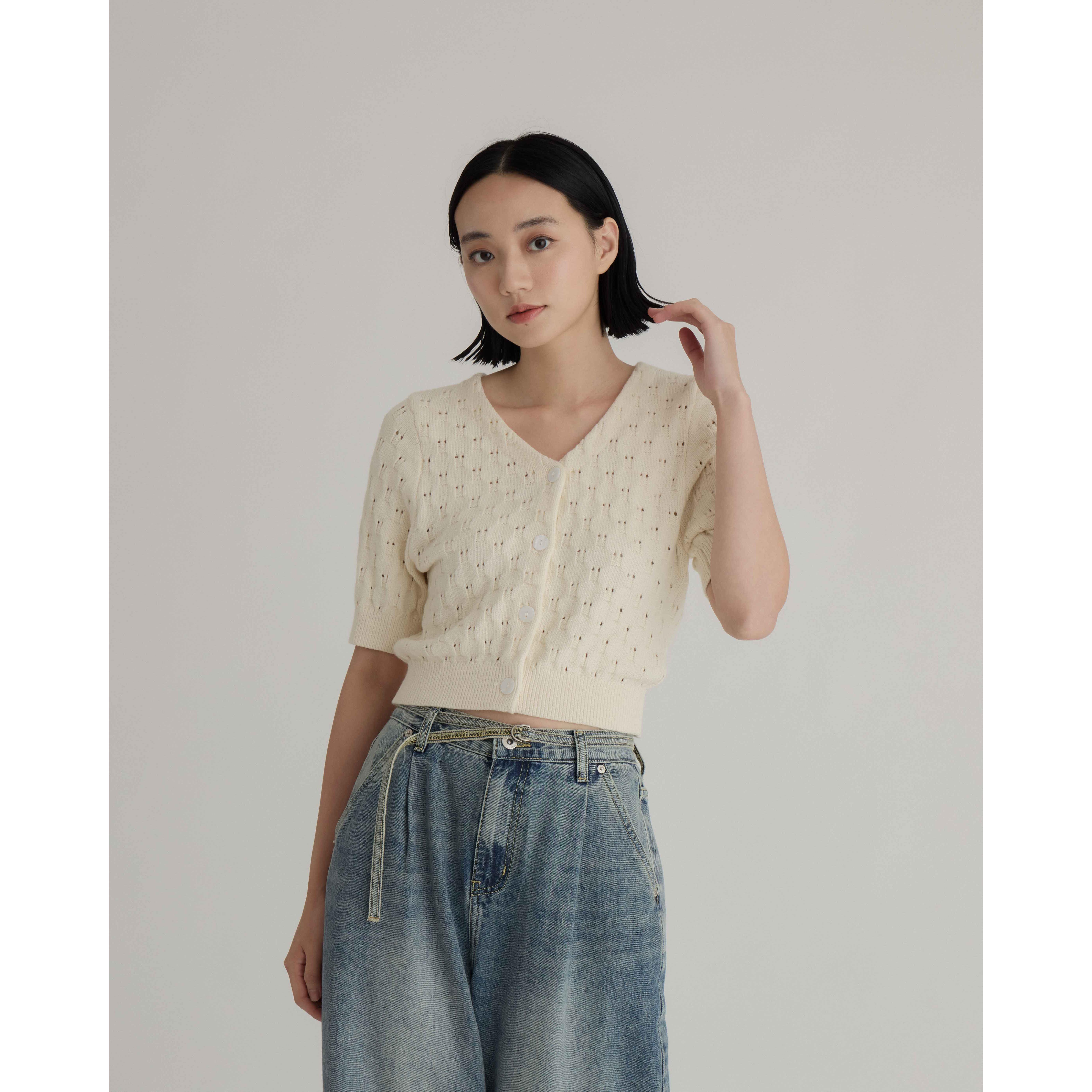 CLANE クラネ BACK SLIT KNIT VEST CLANE - バックスリットニットベスト - BACK SLIT KNIT VEST