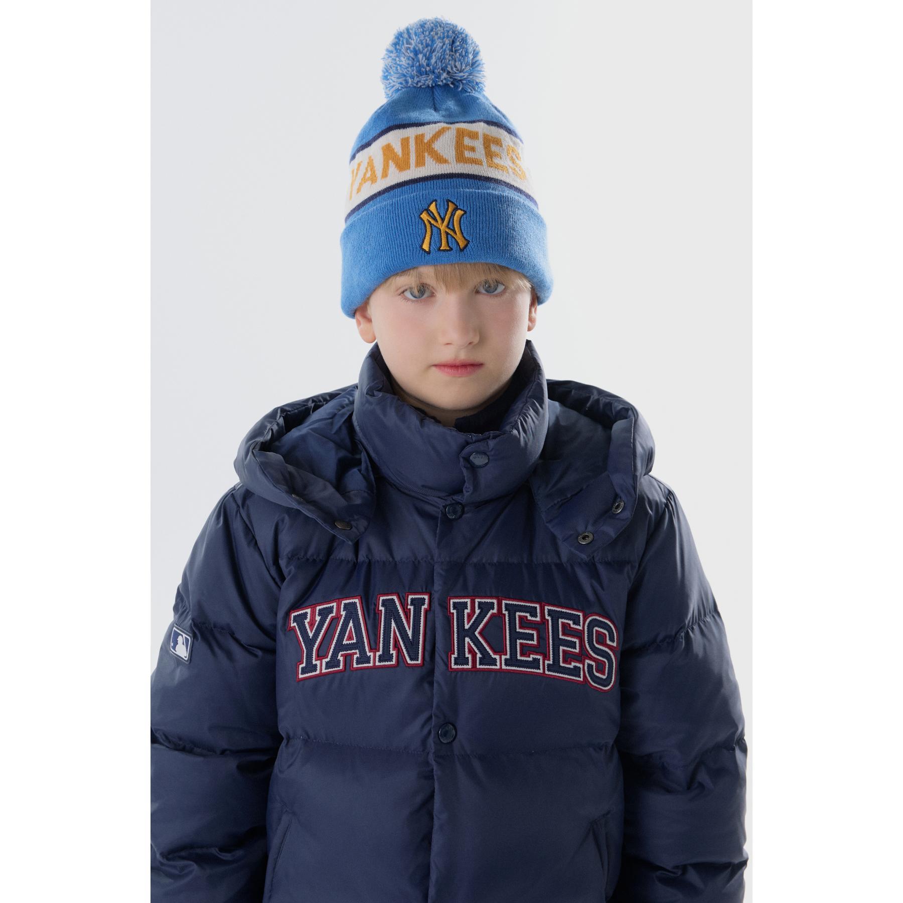 ◆MLB Korea◆ Basic Premium Winter Padding Trooper Earring C VIPPER Men Beanie Knit Skull Cap Warm Stocking Hat Guys