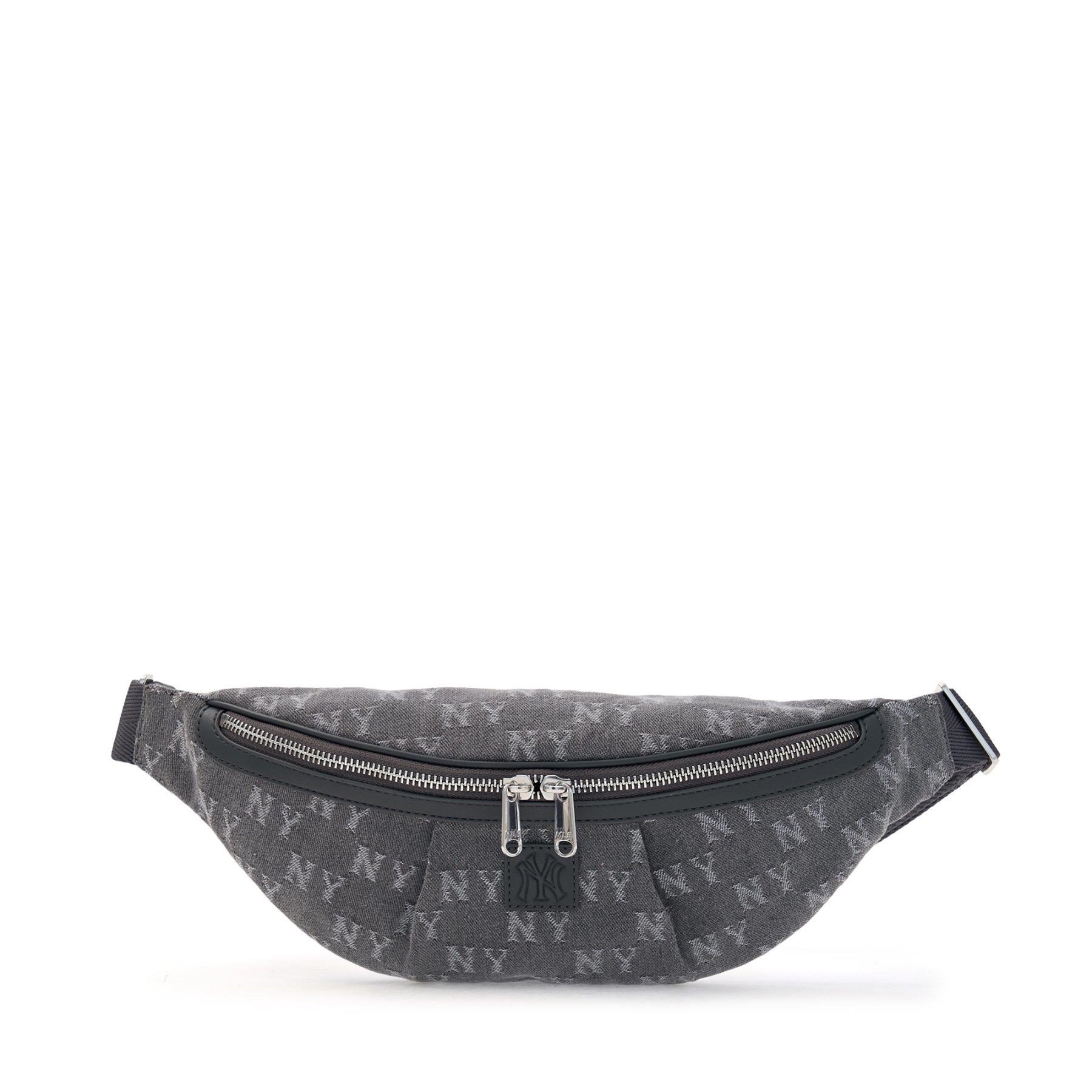 MLB モノグラム ヒップサック NY (Black) MLB