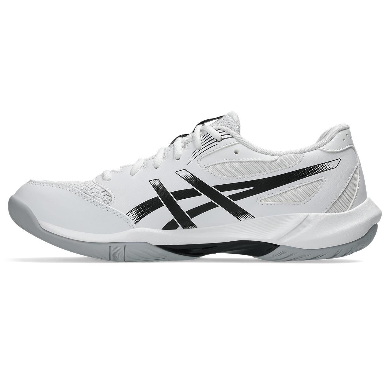 絶版品-ASICS GEL-ROCKET 1073A053-101-30cm Asics GEL-Rocket 10 2E Wide White Black Gum Men Volleyball
