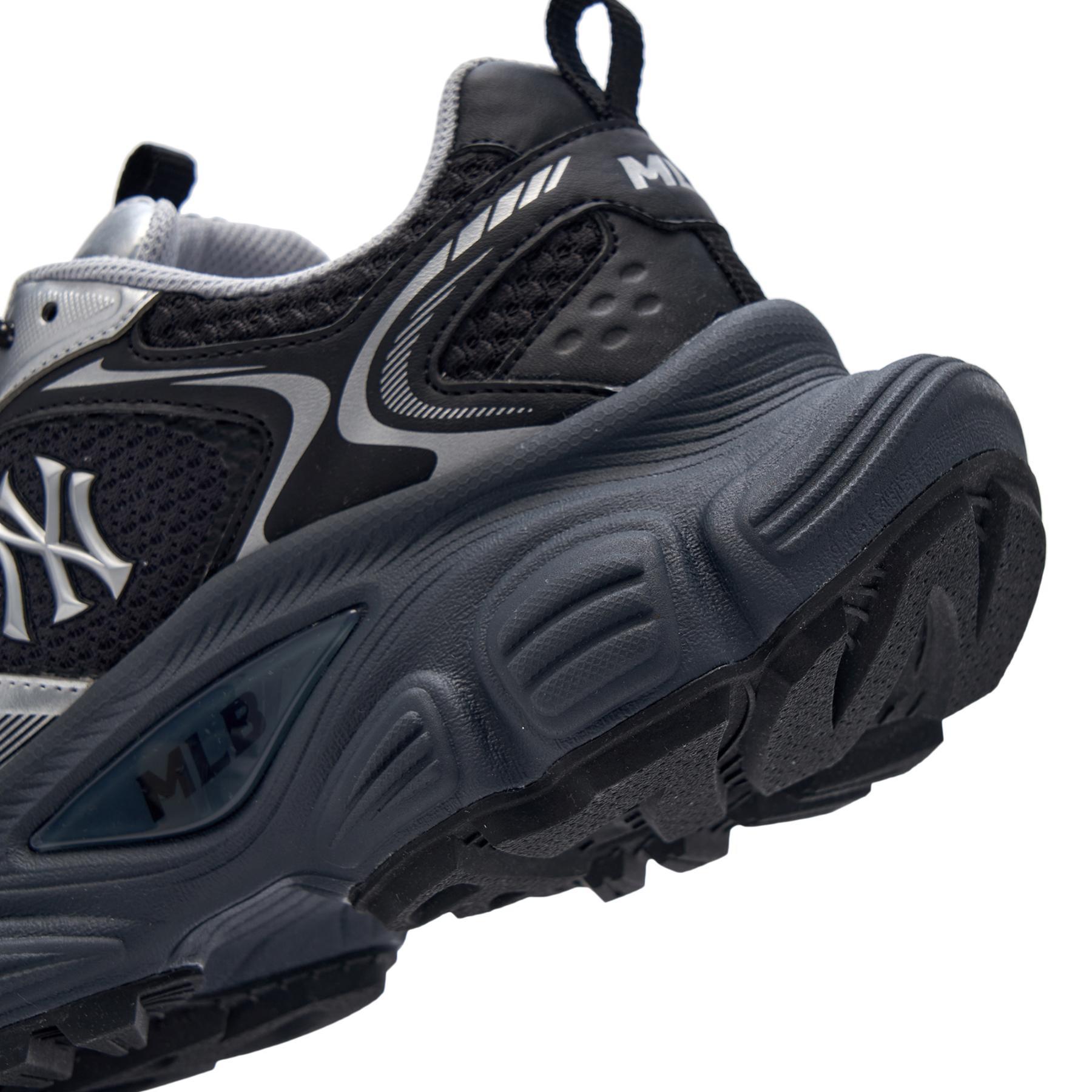 MLB公式 スニーカー Filder Runner Denim NY (Black) MLB エムエルビー スニーカー MLB CHUNKY LINER MID DENIM