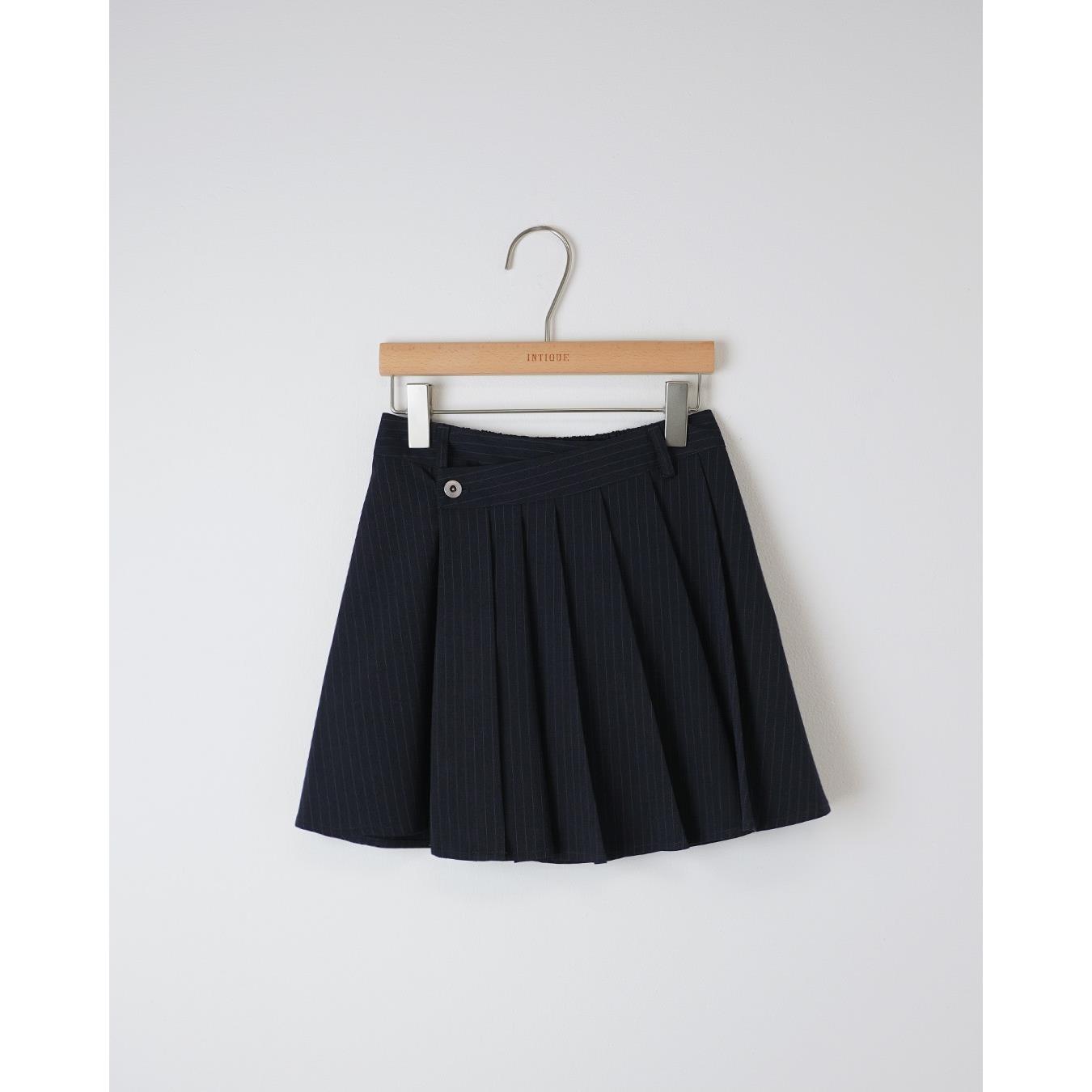 【INCHANT ME】Stella Wrap Pleated Mini One Piece N21100s.jpg