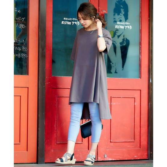 nissen 露出美腿彈性七分長Jeggings (日本女裝) NSBHN0121B0007