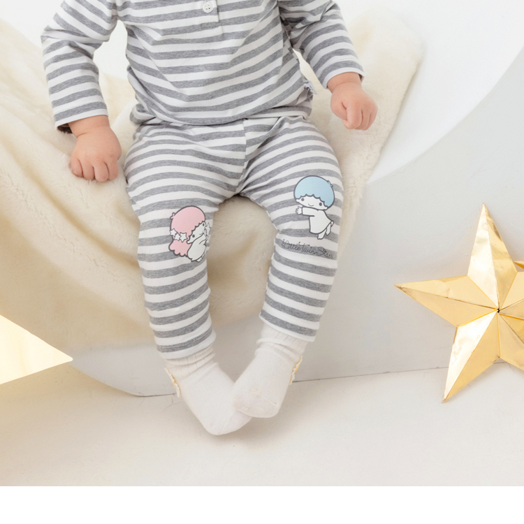 OB 台灣製可愛雙子星彈性條紋寶寶Leggings(代購) OBKB1403